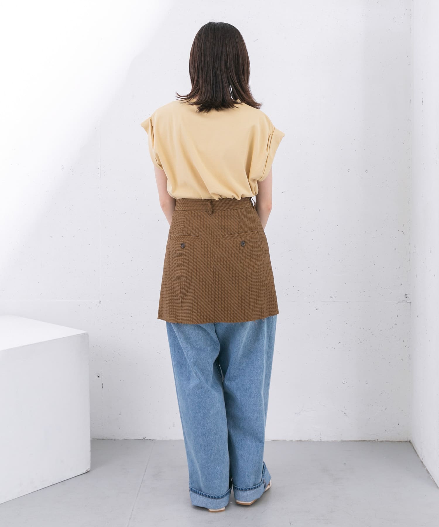 身長：159cm サイズ：one