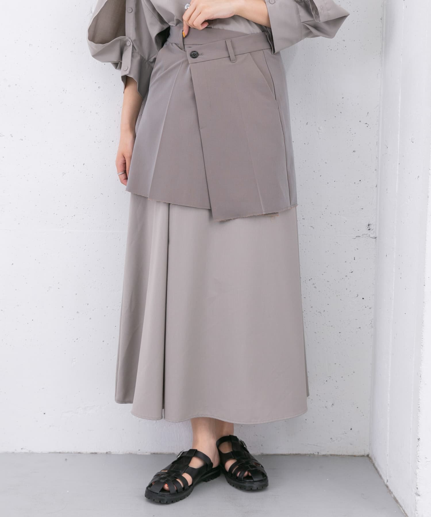 身長：165cm サイズ：one