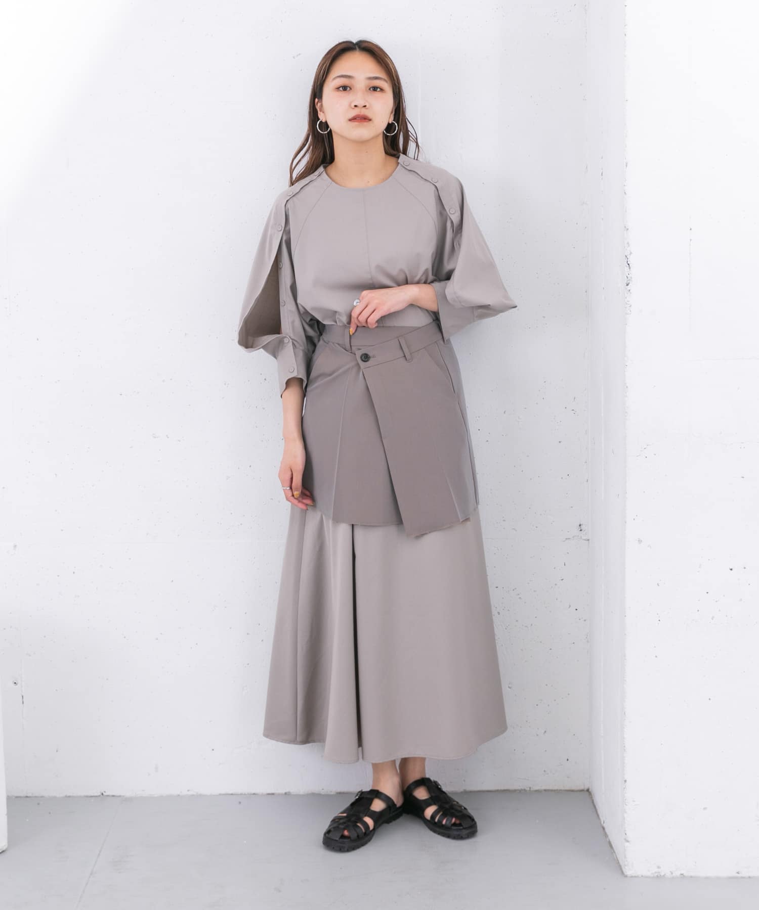 身長：165cm サイズ：one