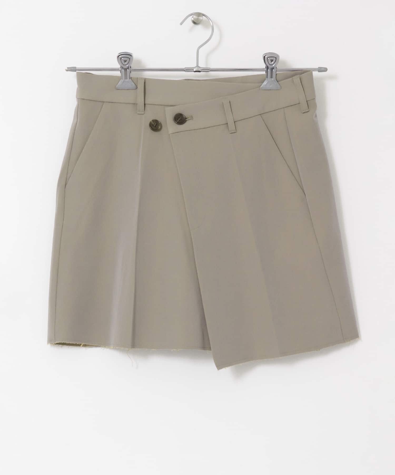 リメイクラップミニスカート GRAY one