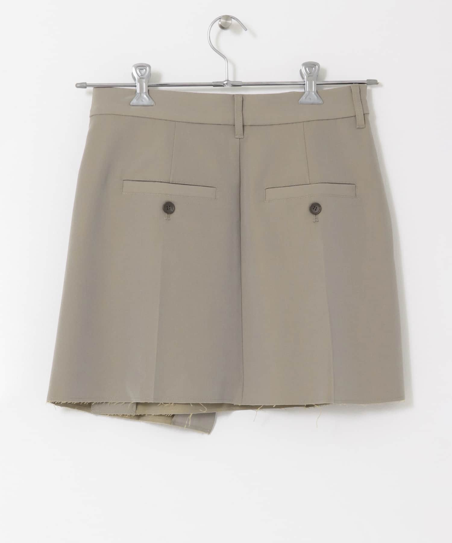 リメイクラップミニスカート GRAY one