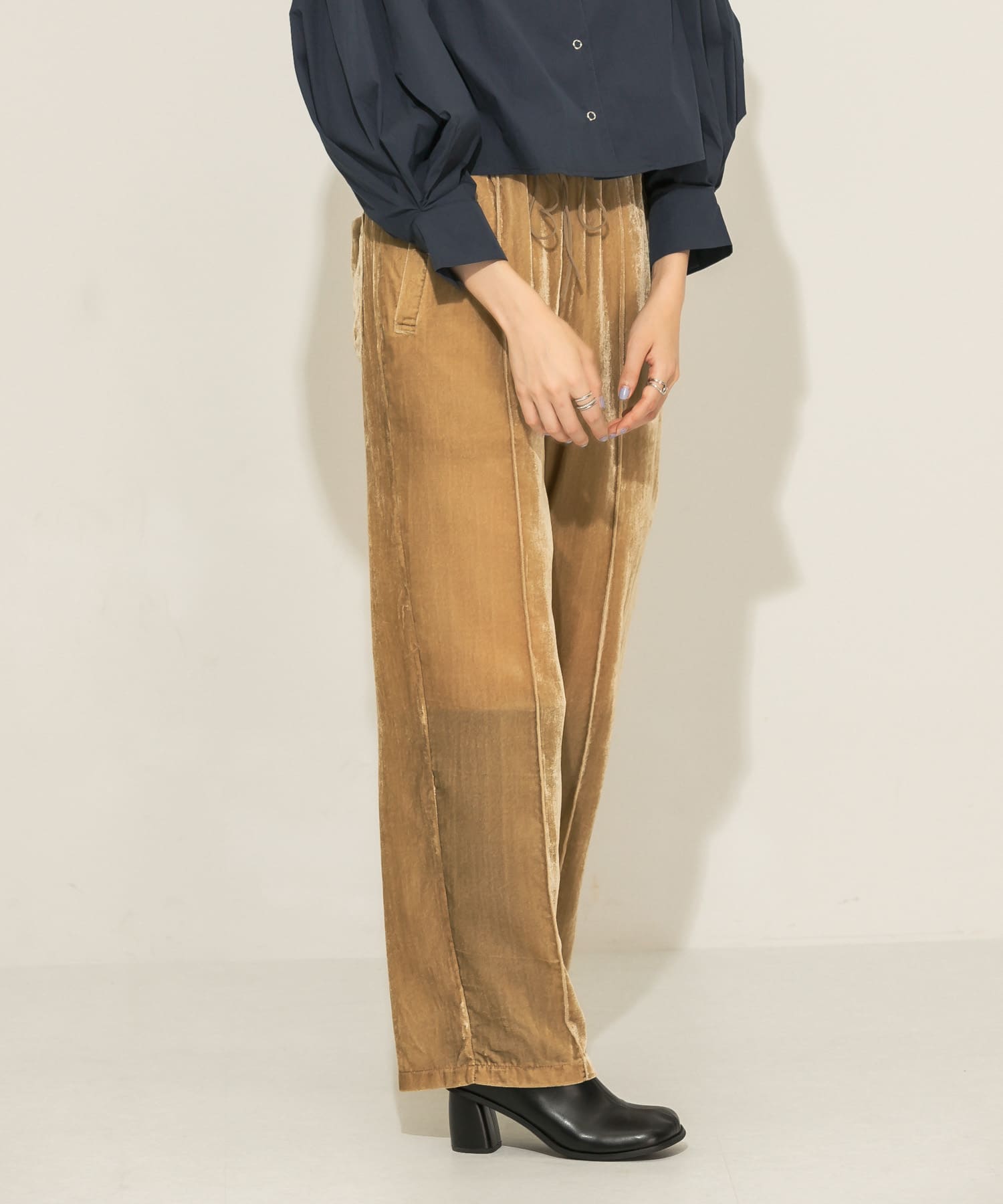 身長：159cm サイズ：one