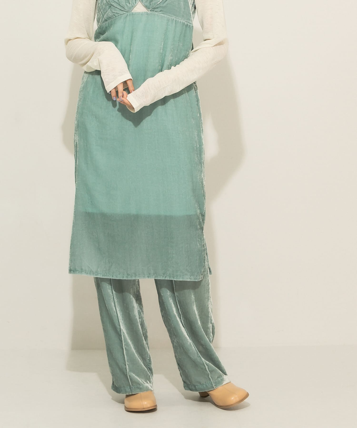 身長：159cm サイズ：one