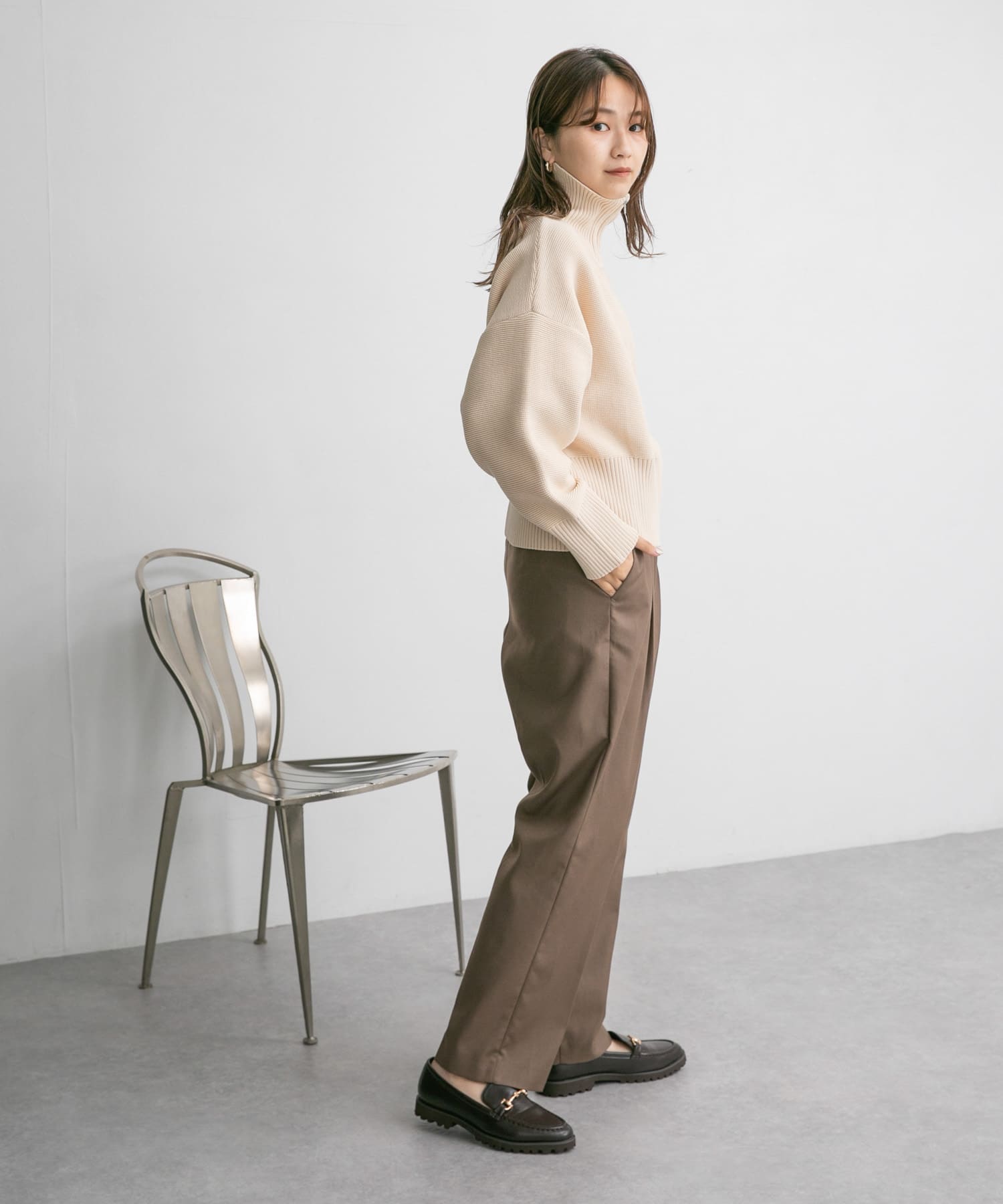 身長：165cm サイズ：one