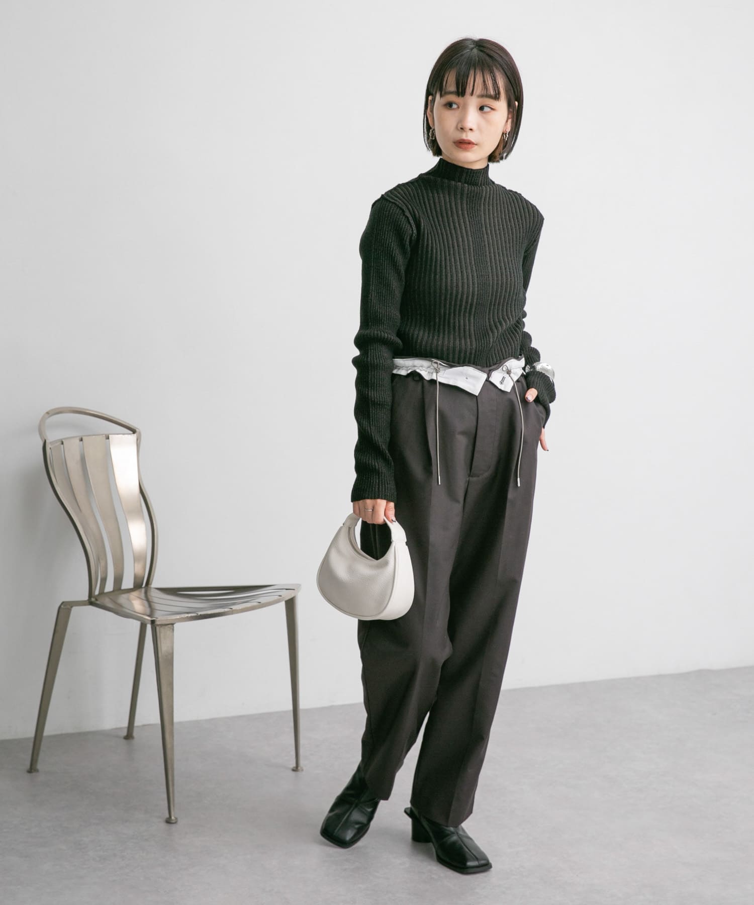 身長：160cm サイズ：one