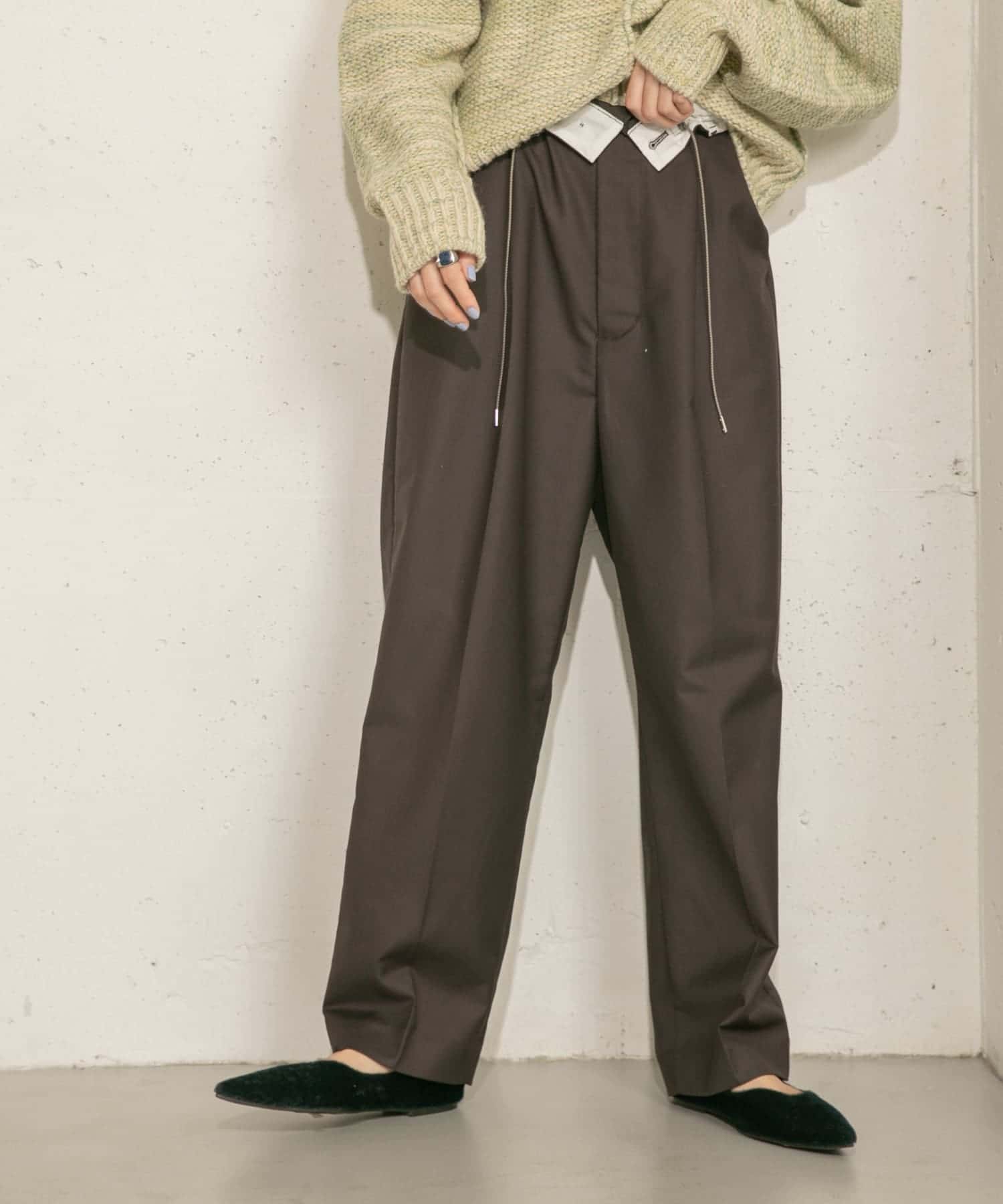 身長：159cm サイズ：one