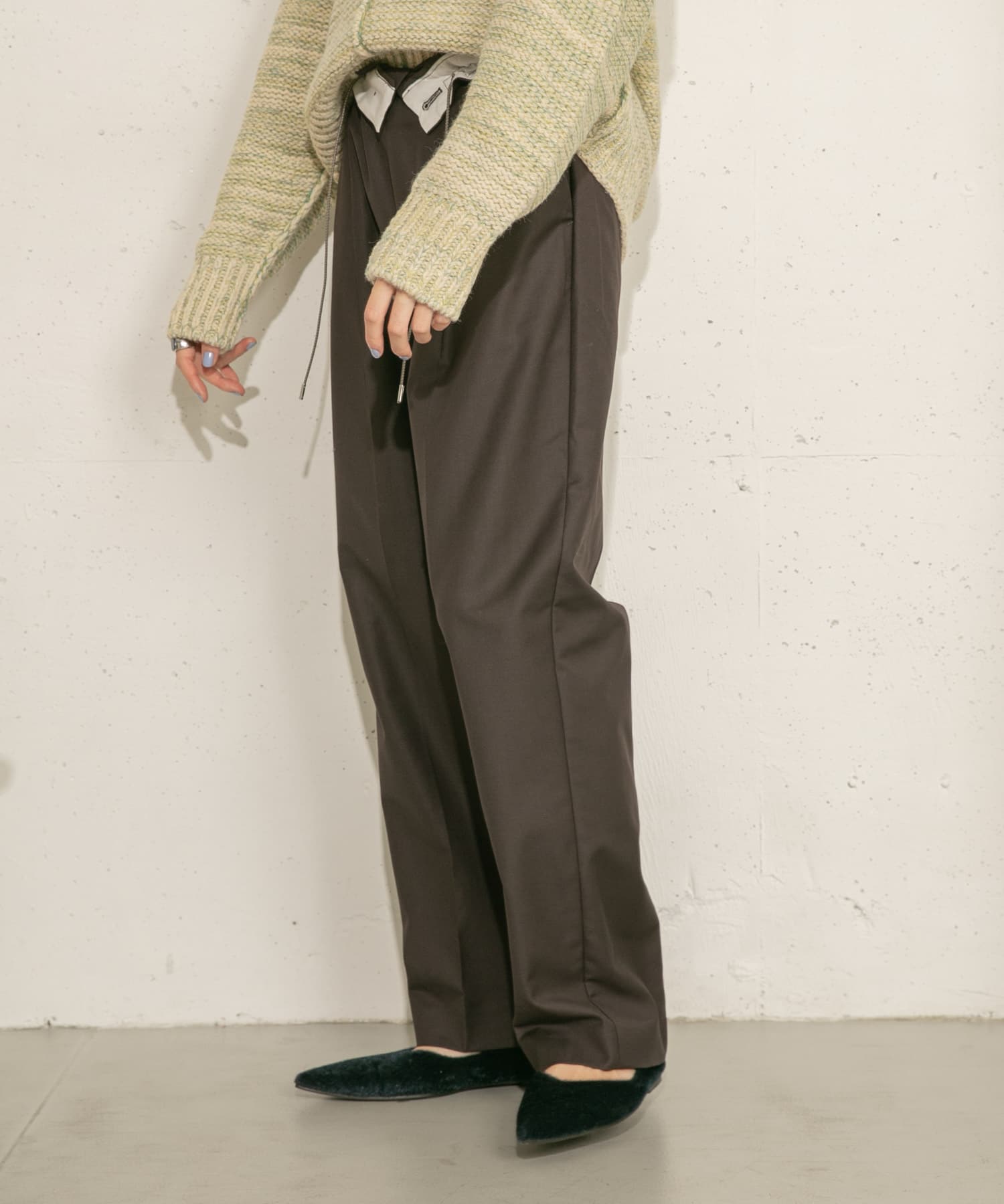 身長：159cm サイズ：one