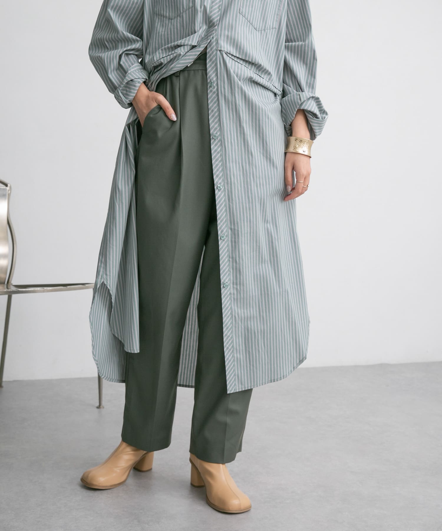 身長：165cm サイズ：one