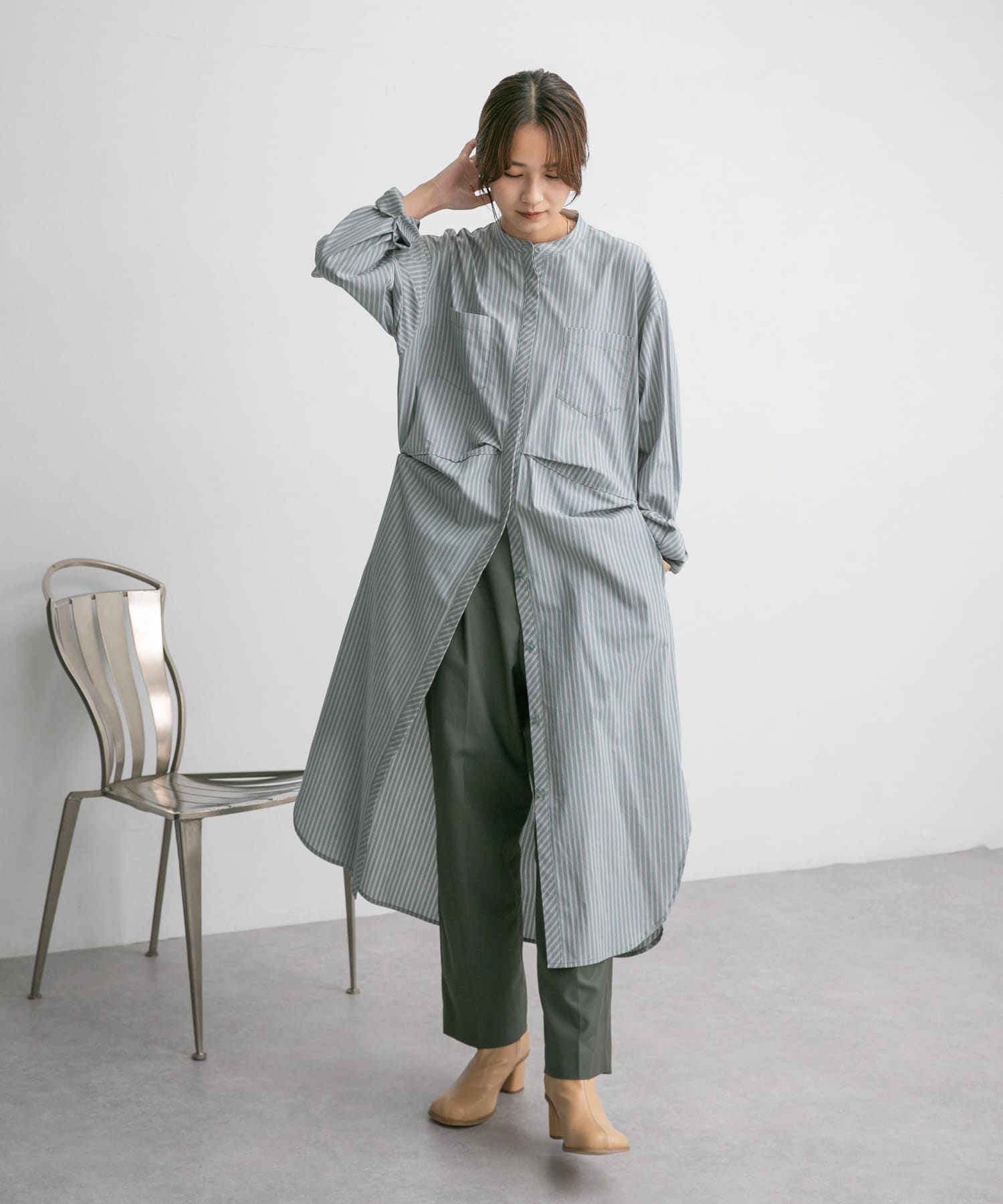 身長：165cm サイズ：one