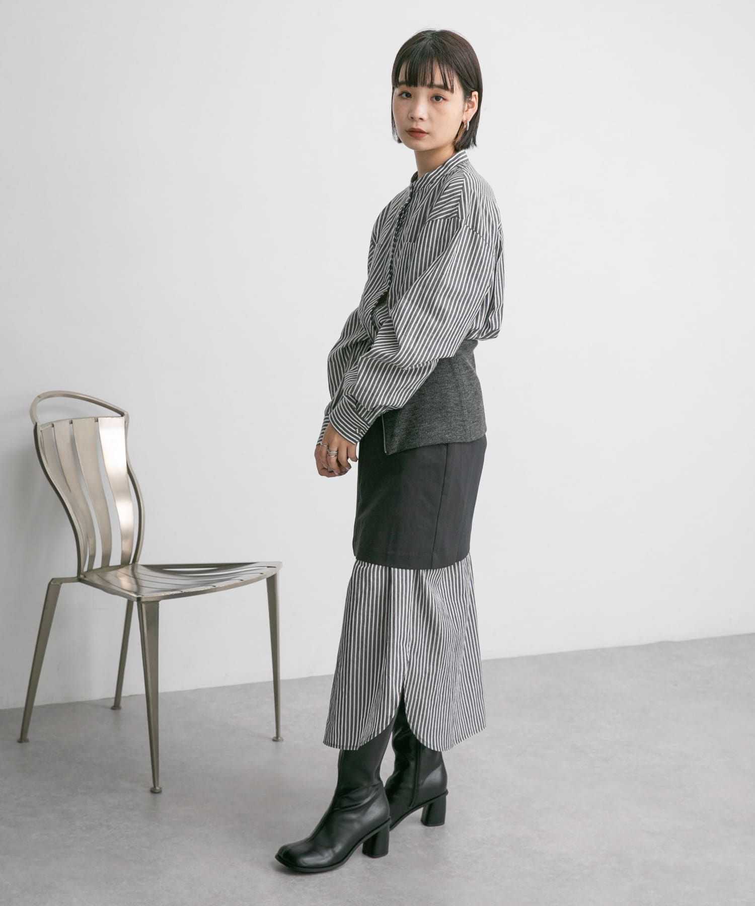身長：160cm サイズ：one