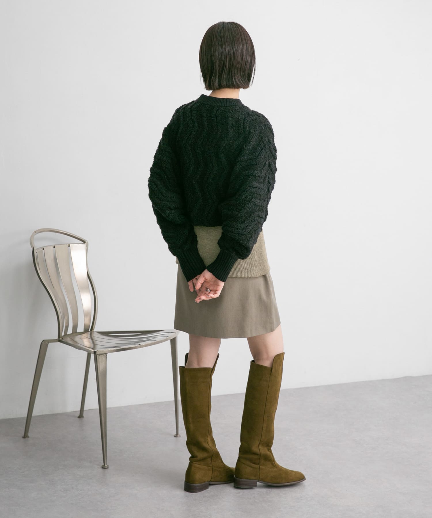 身長：160cm サイズ：one