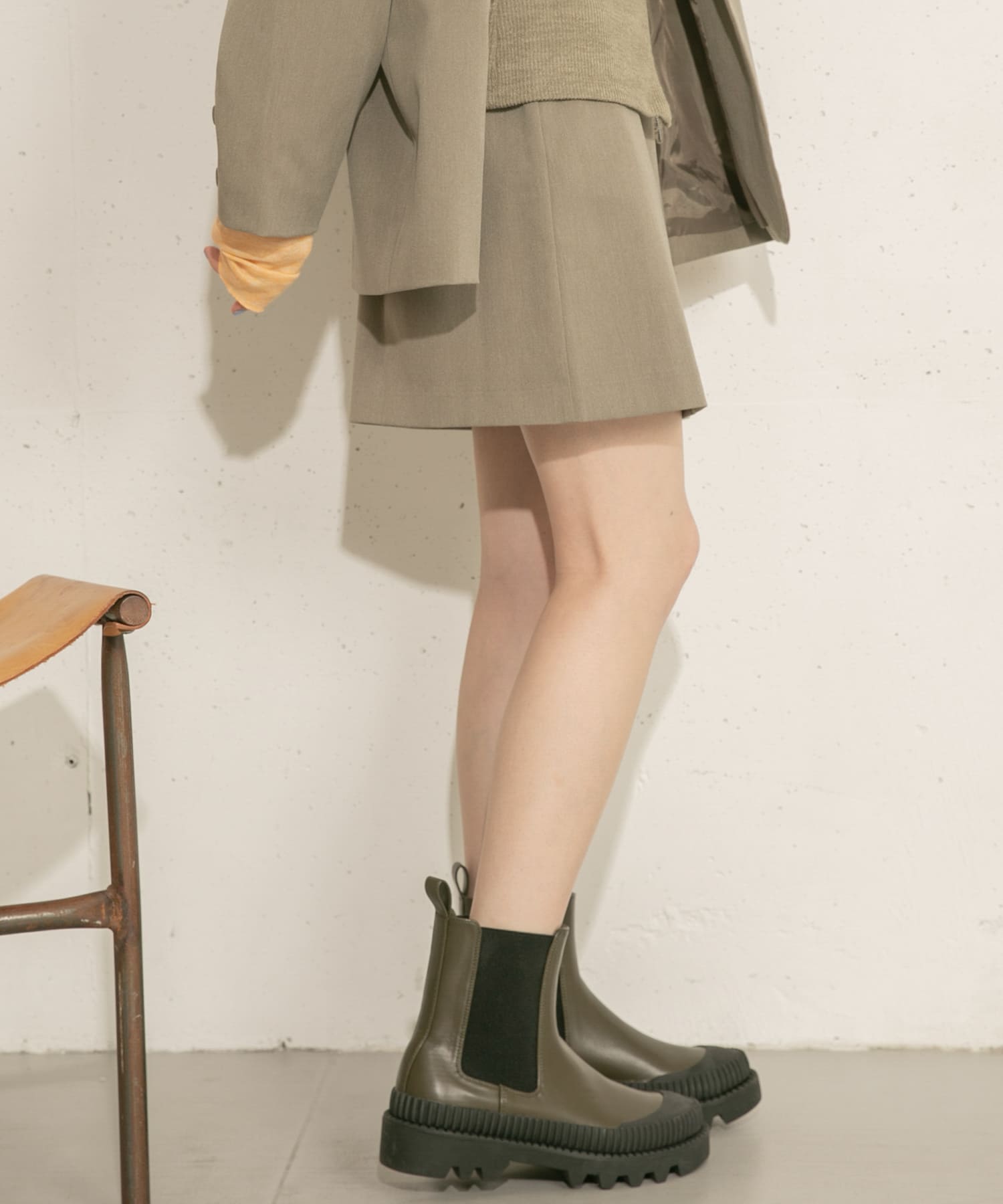 身長：159cm サイズ：one