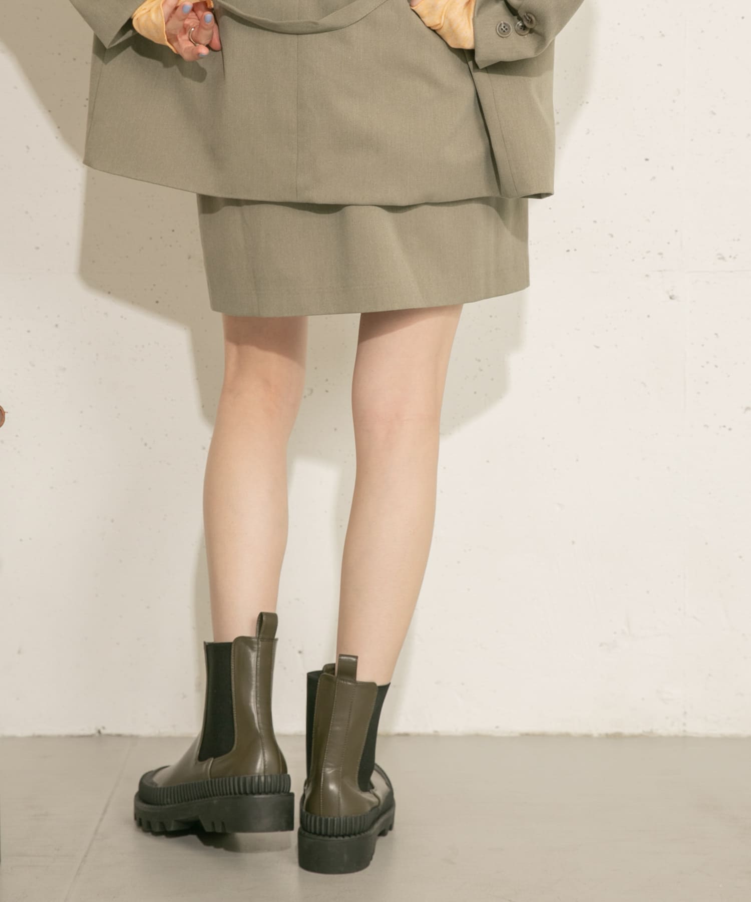 身長：159cm サイズ：one