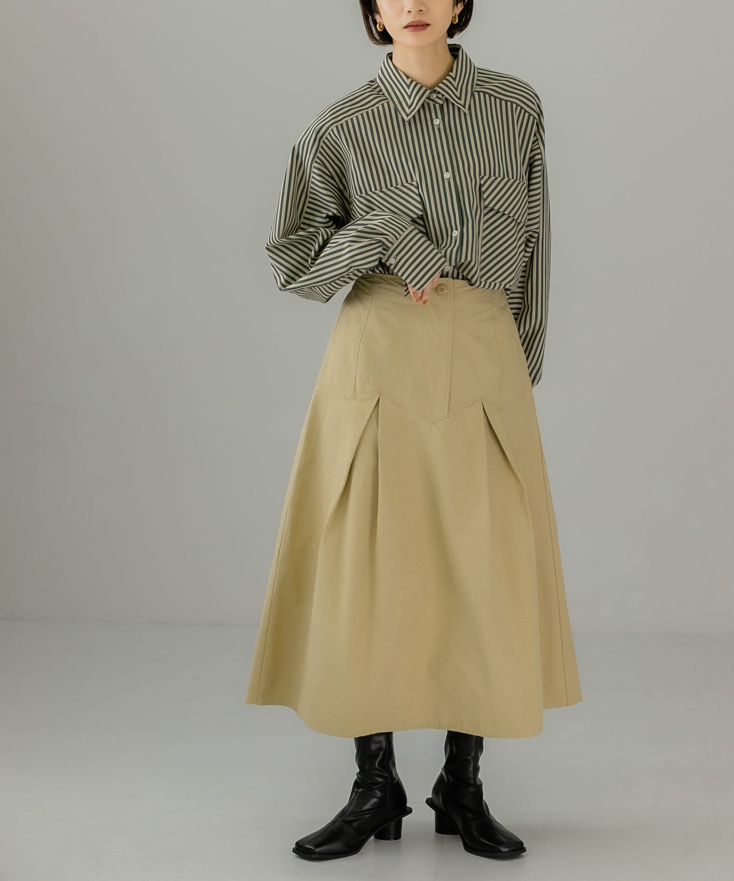 身長：159cm サイズ：one