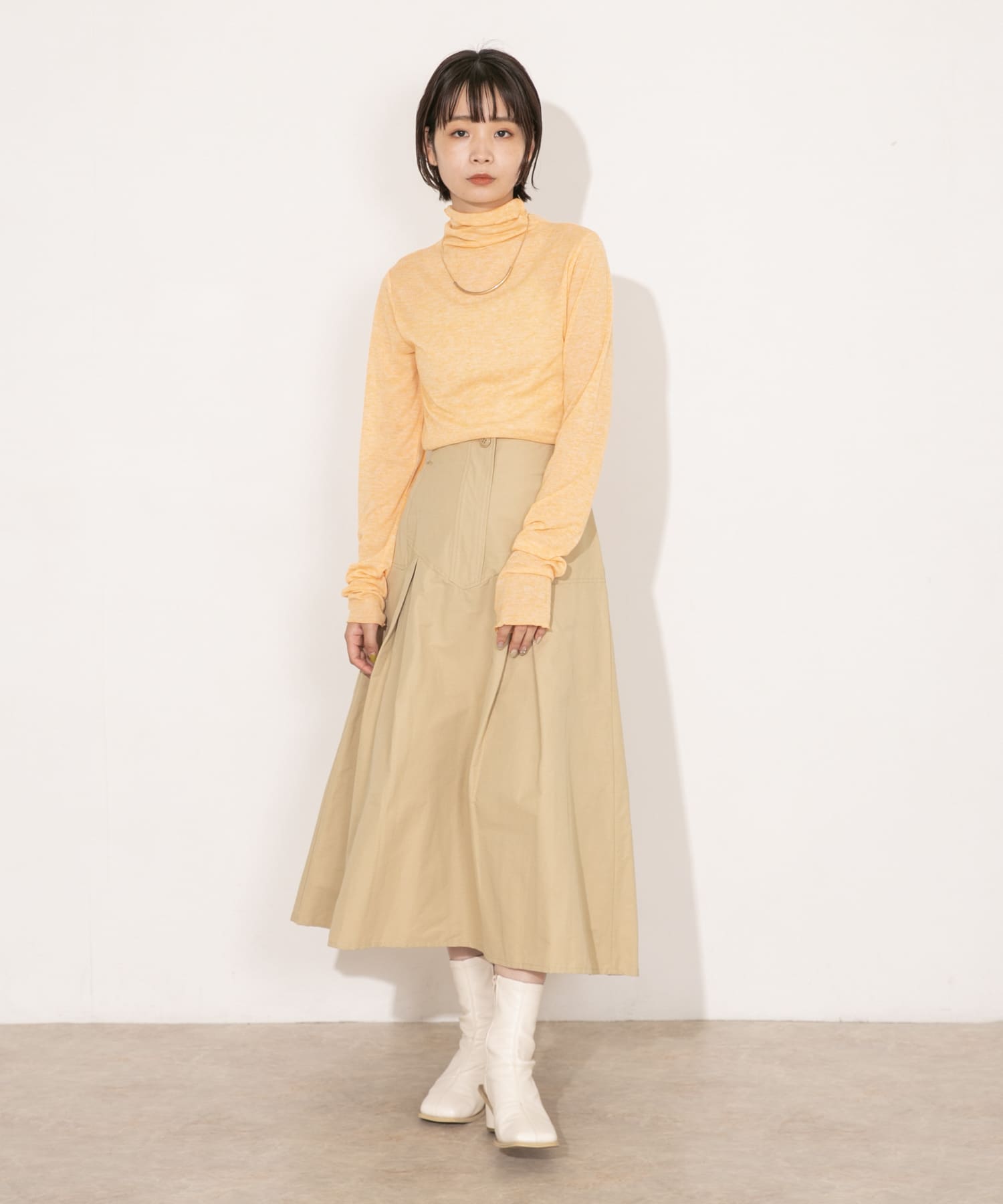 身長：160cm サイズ：one