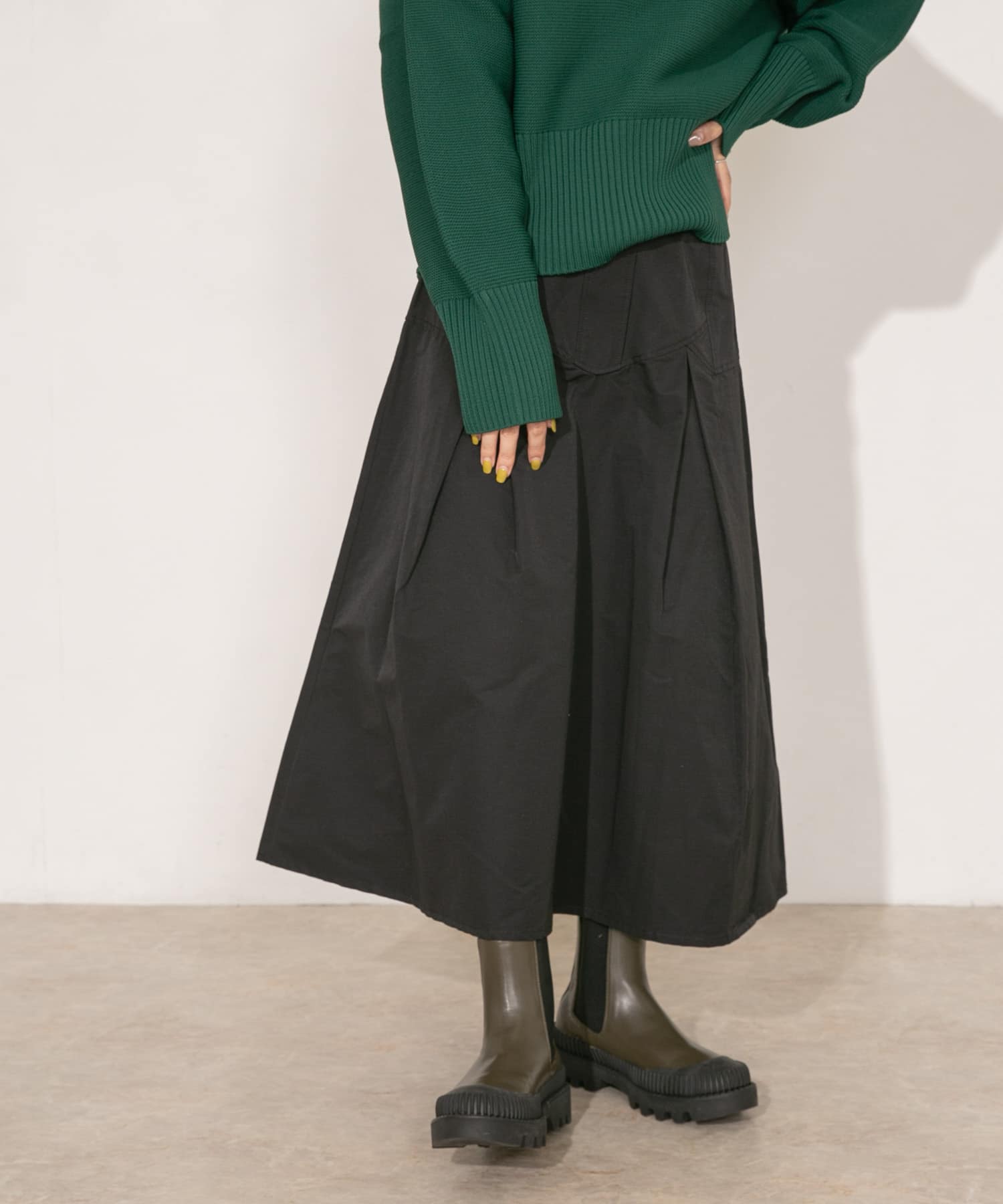 身長：160cm サイズ：one