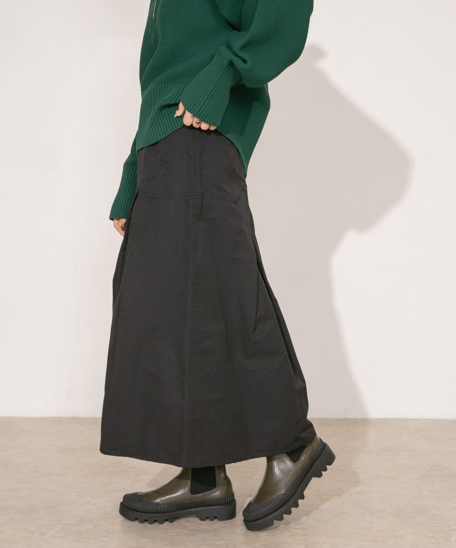 身長：160cm サイズ：one