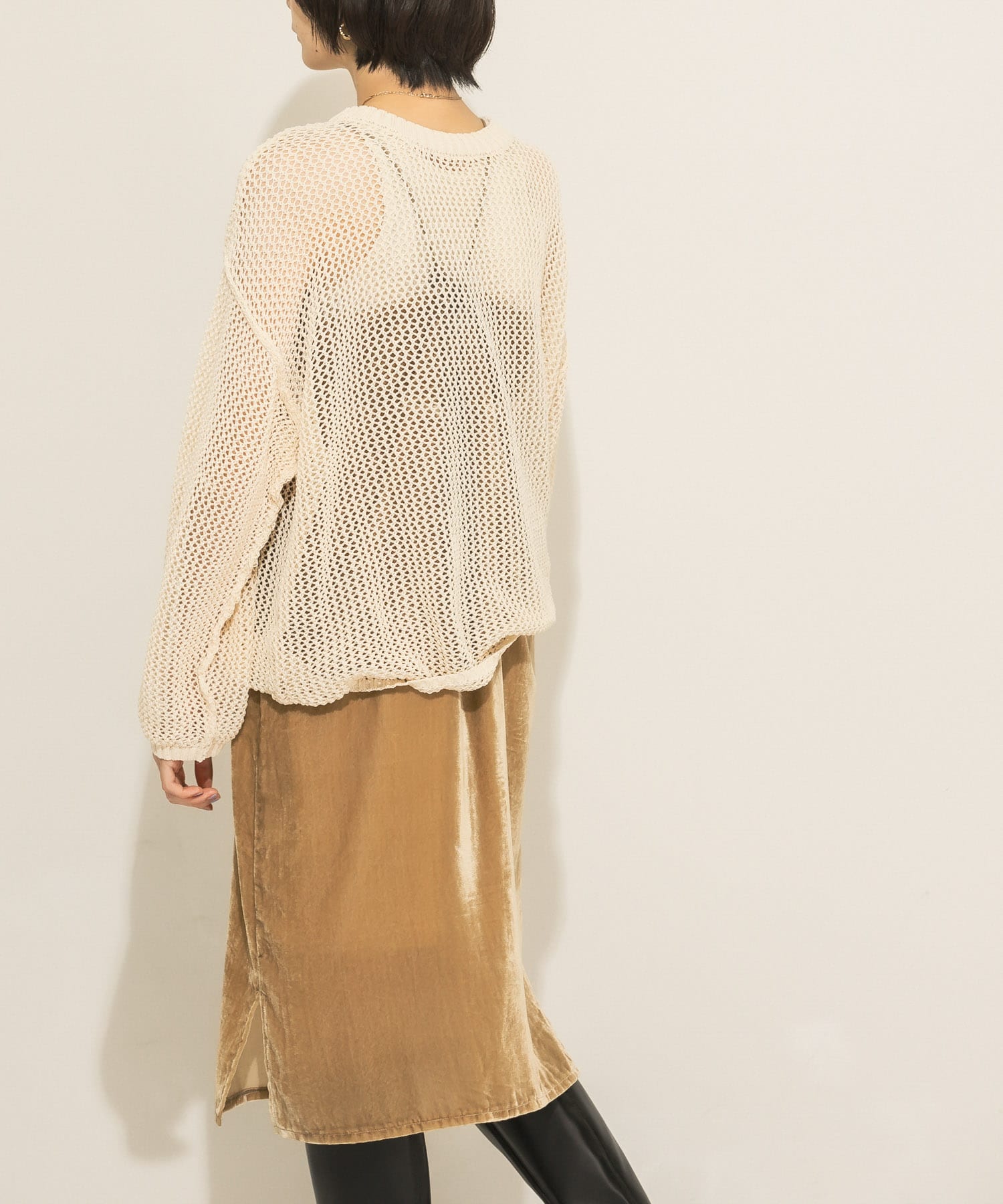 身長：159cm サイズ：one