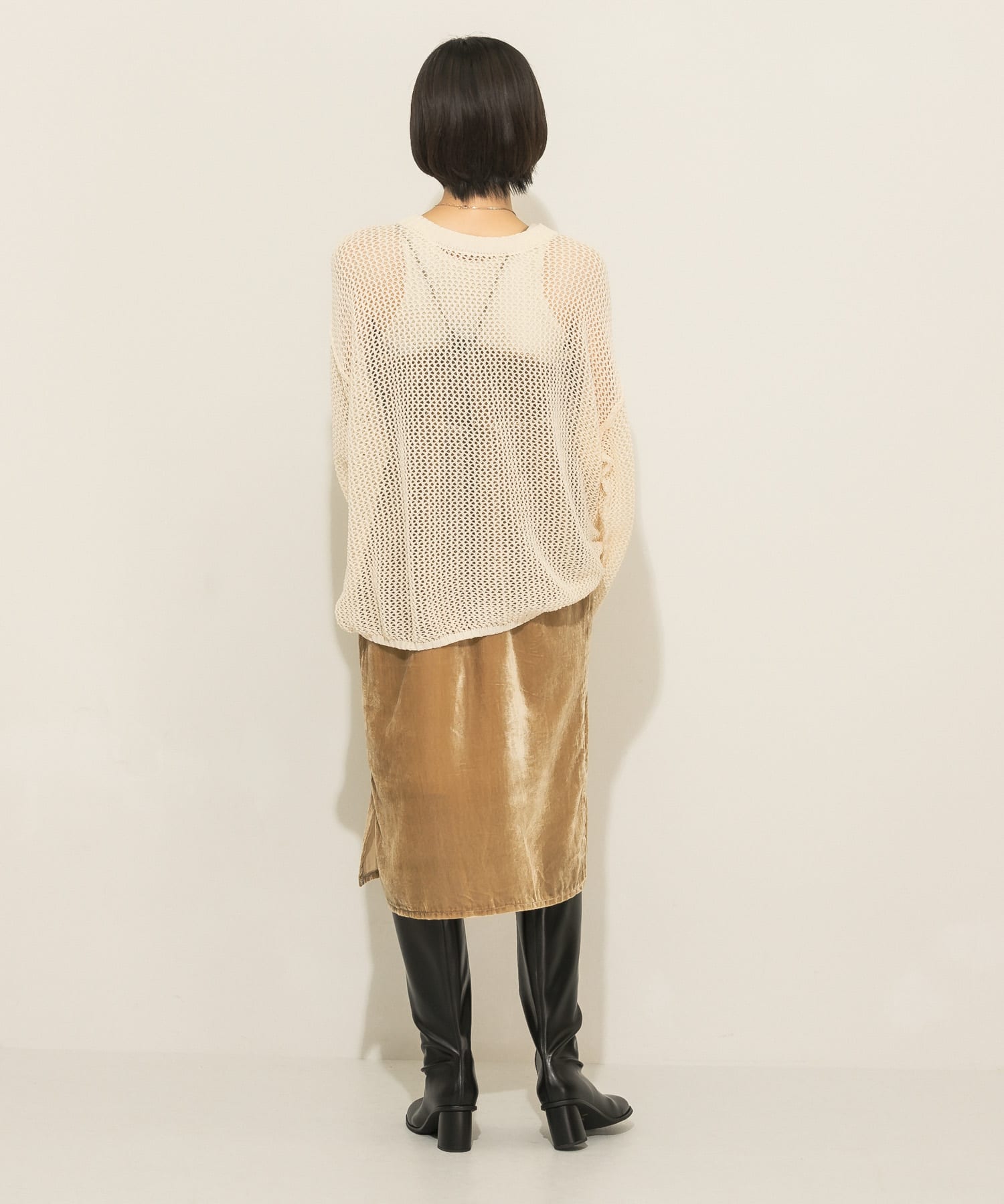 身長：159cm サイズ：one