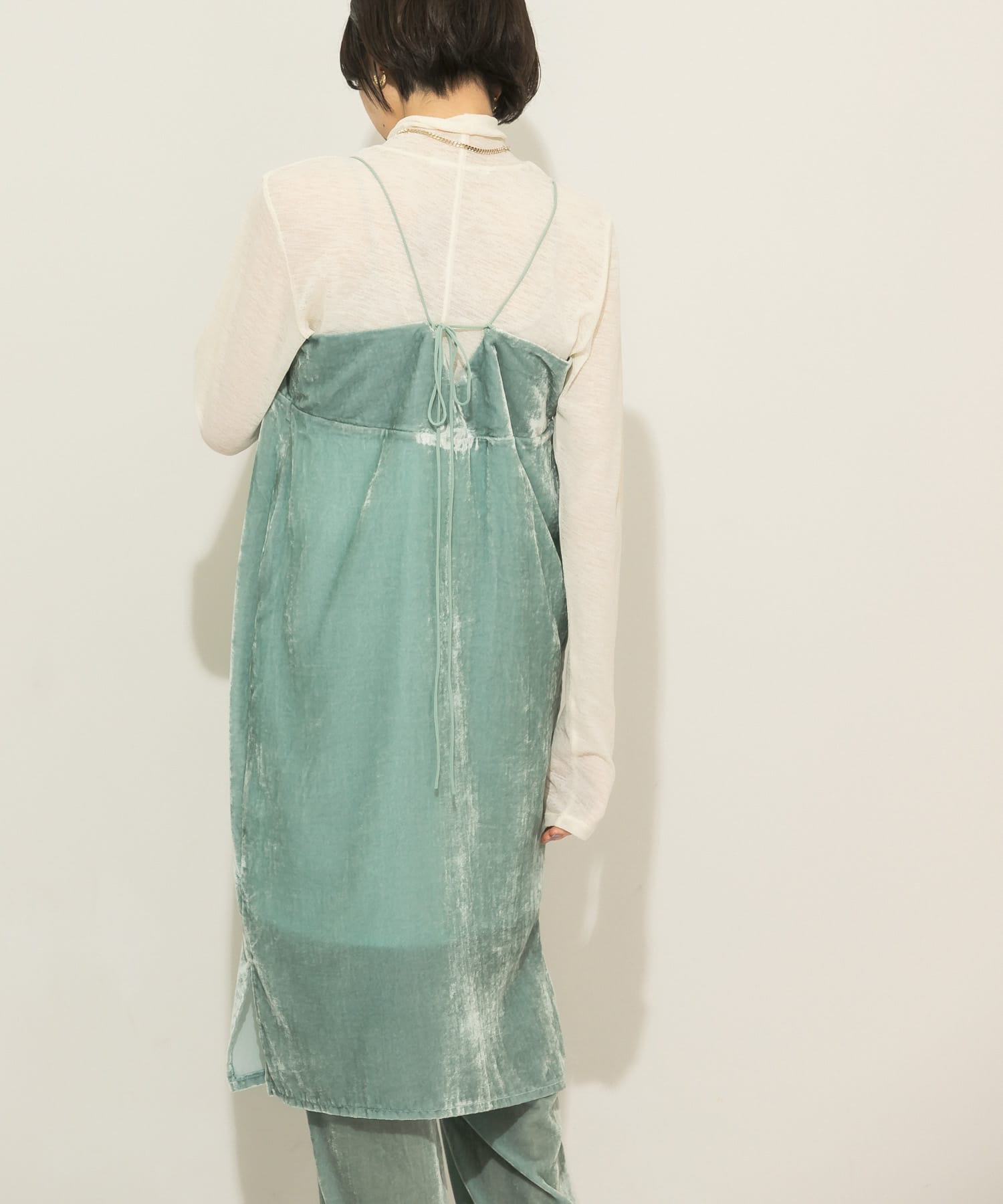 身長：159cm サイズ：one