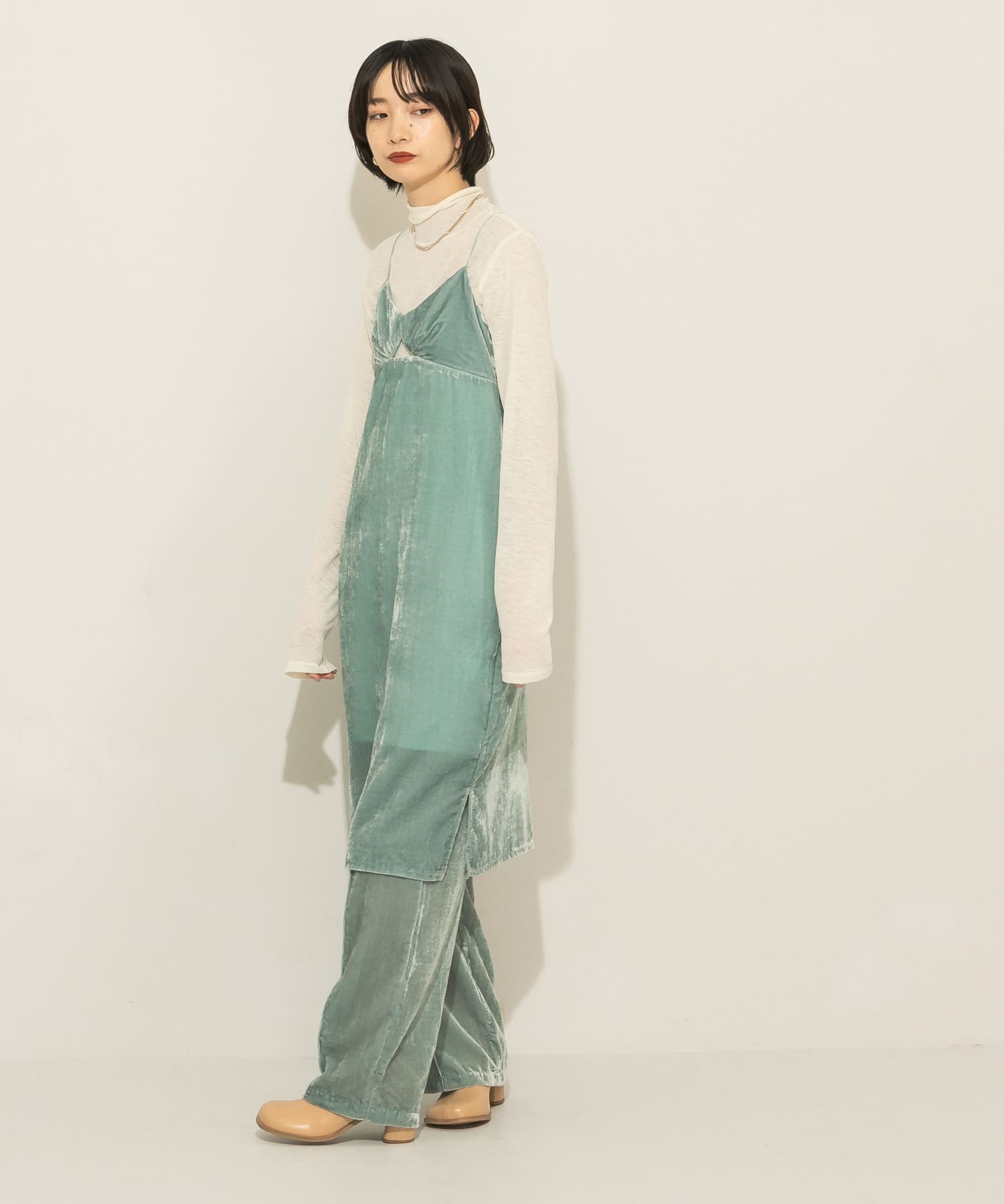 身長：159cm サイズ：one