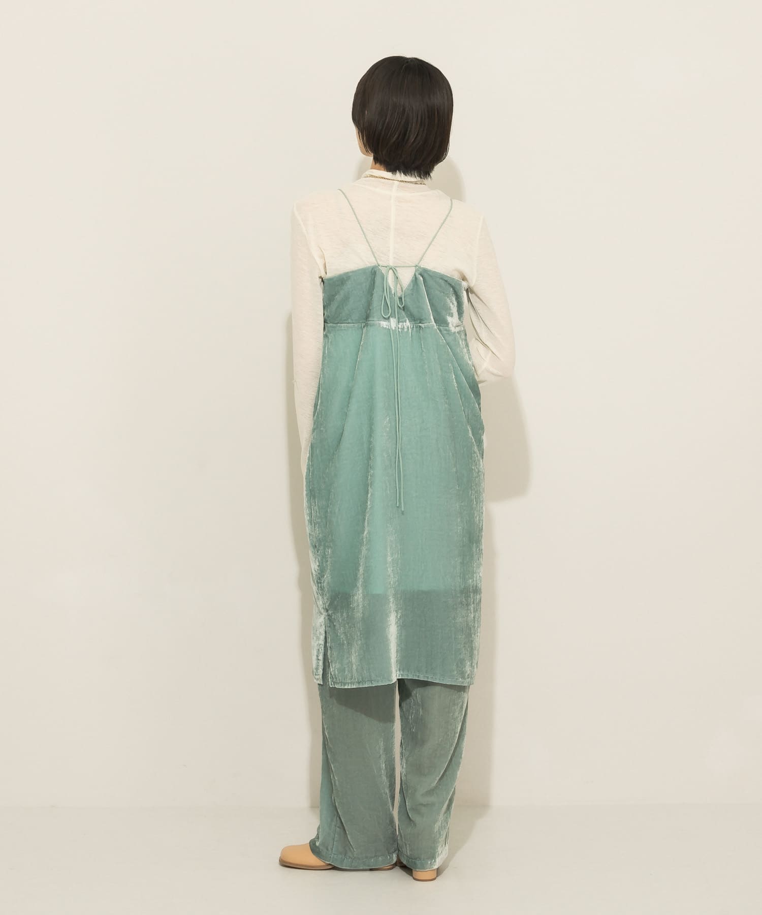 身長：159cm サイズ：one