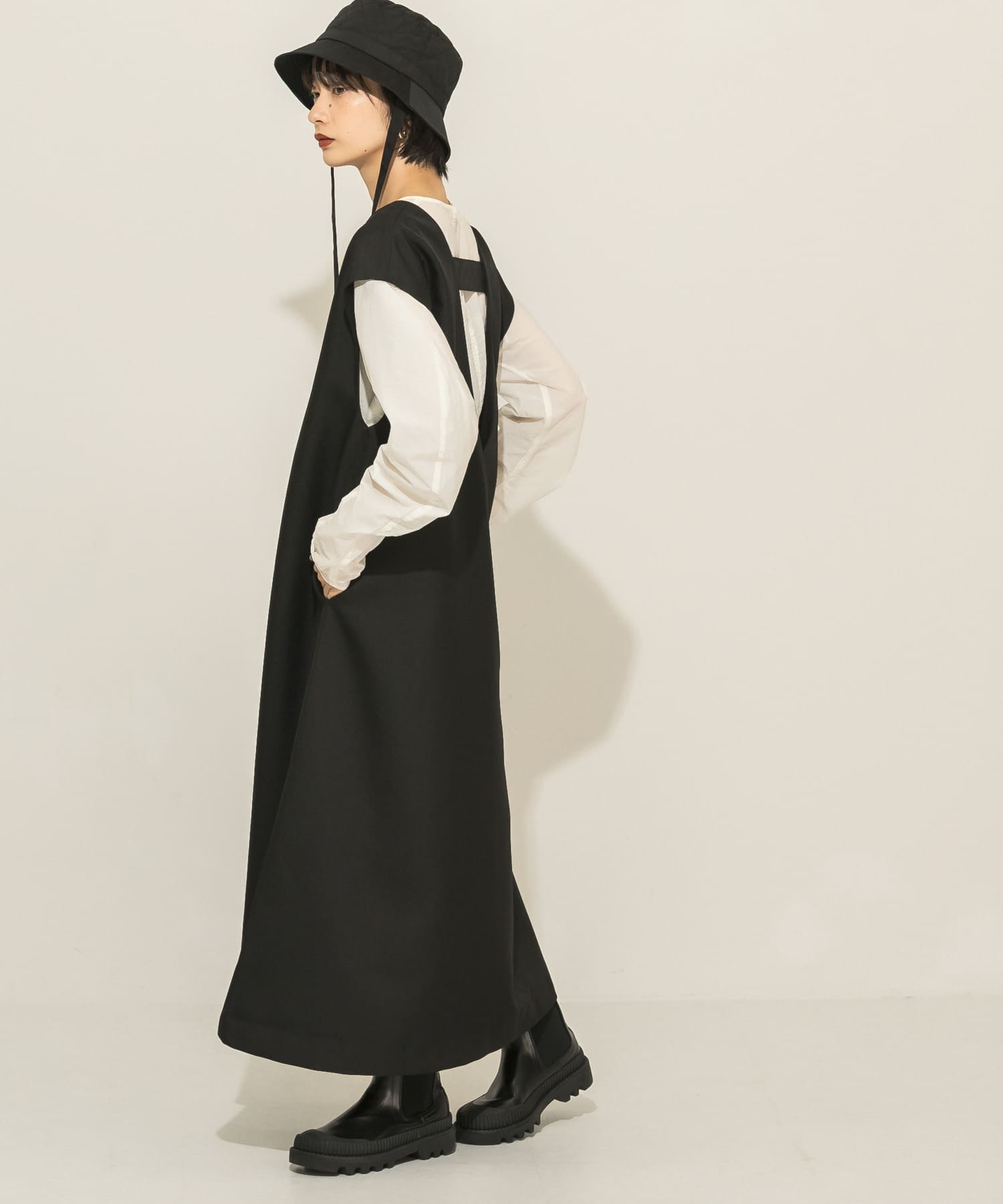 身長：159cm サイズ：one