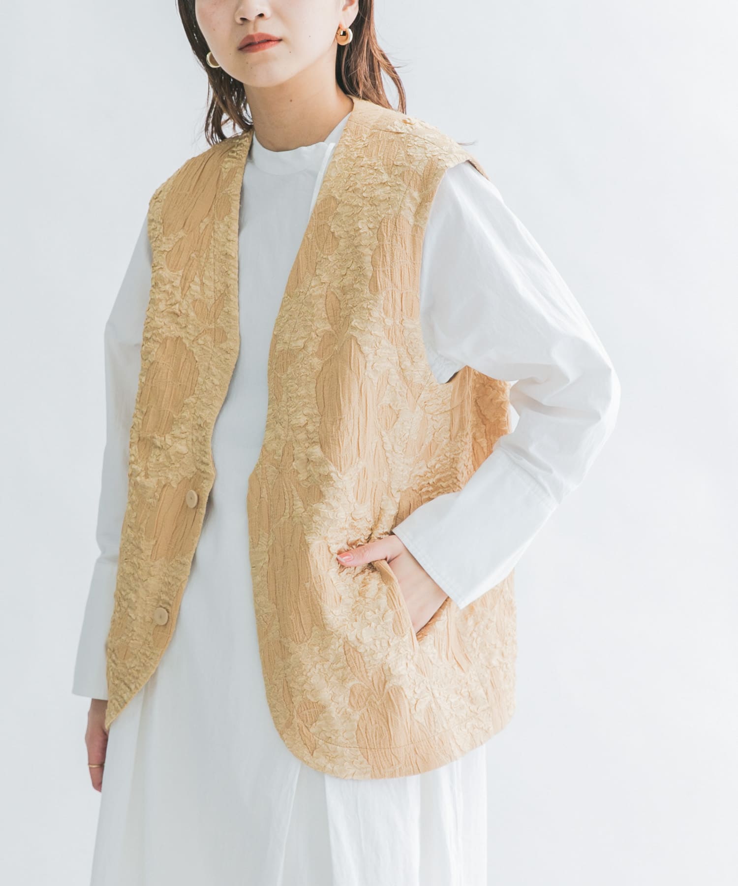 身長：165cm サイズ：one