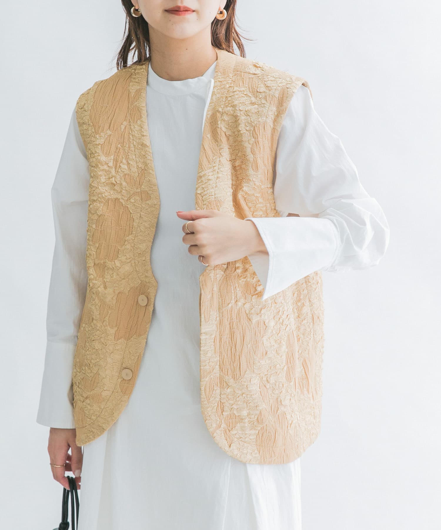 身長：165cm サイズ：one