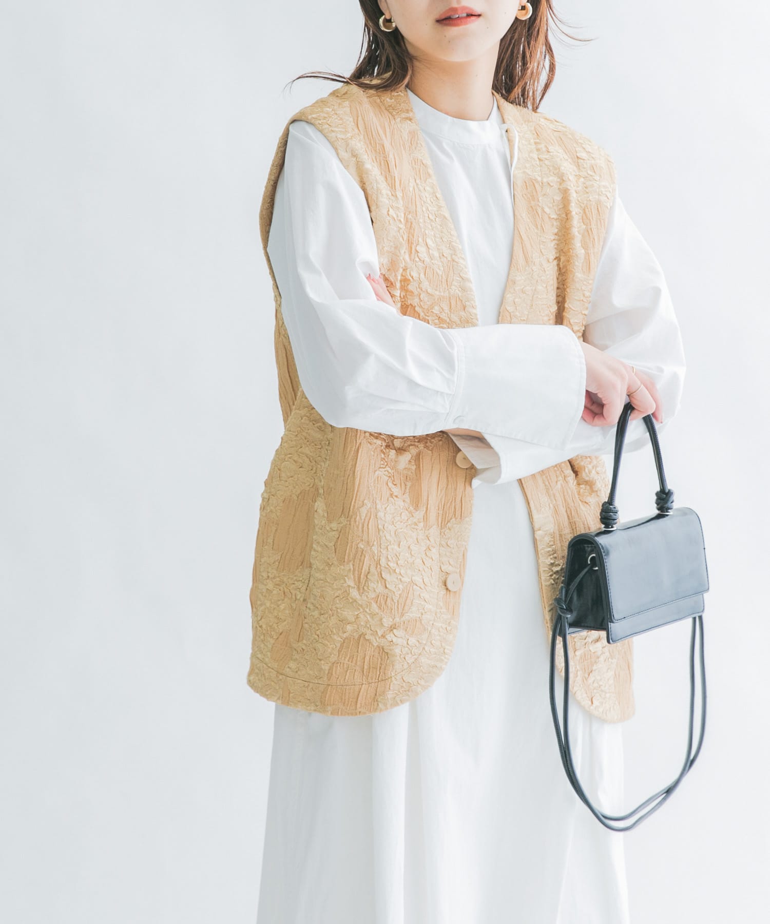 身長：165cm サイズ：one