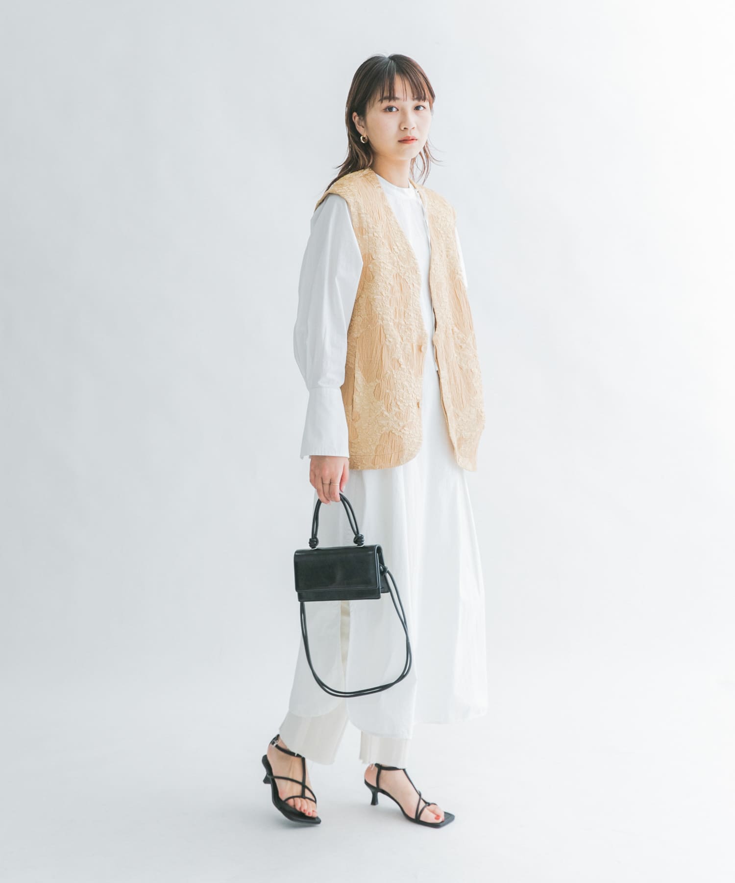 身長：165cm サイズ：one