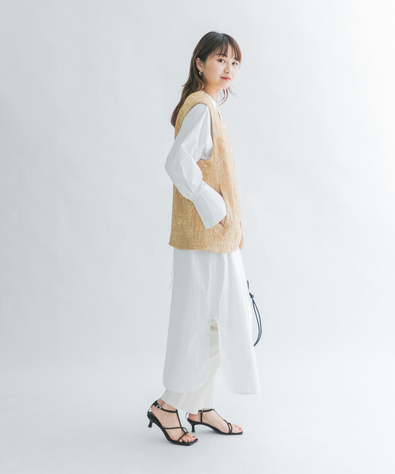 身長：165cm サイズ：one