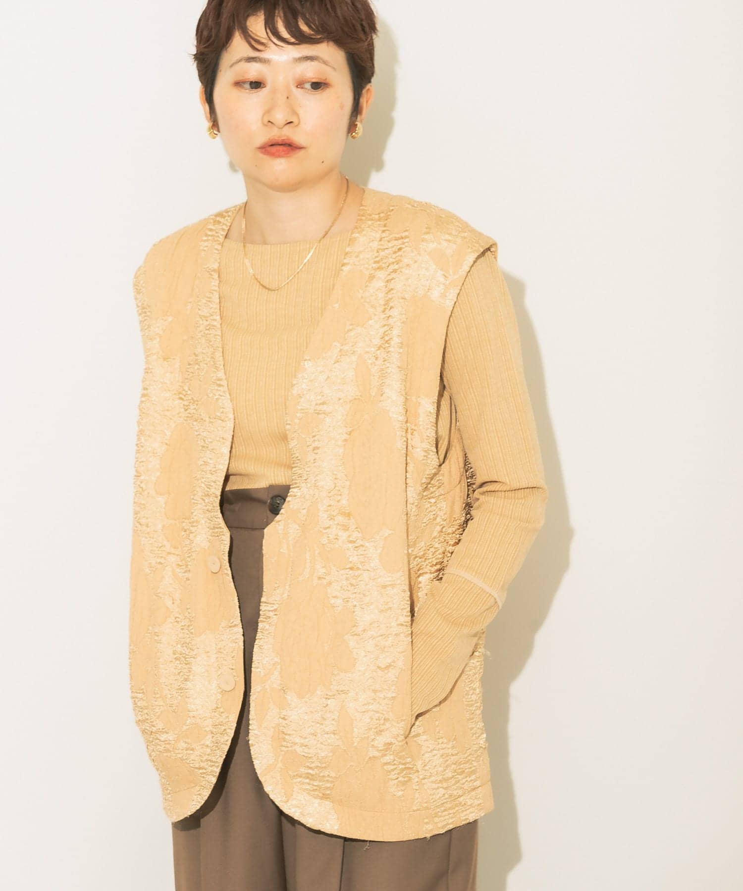 身長：155cm サイズ：one