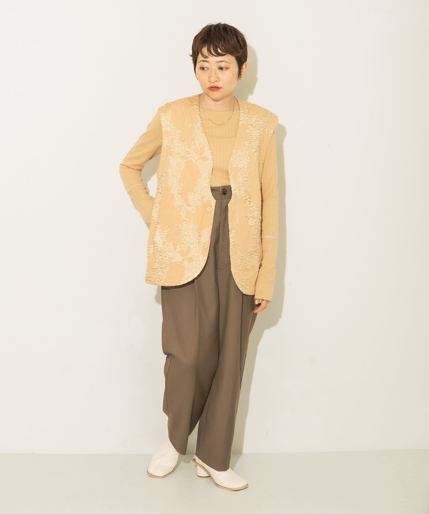 身長：155cm サイズ：one