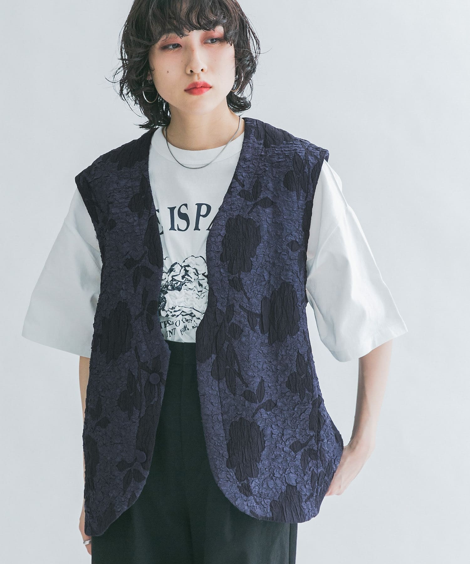 身長：160cm サイズ：one