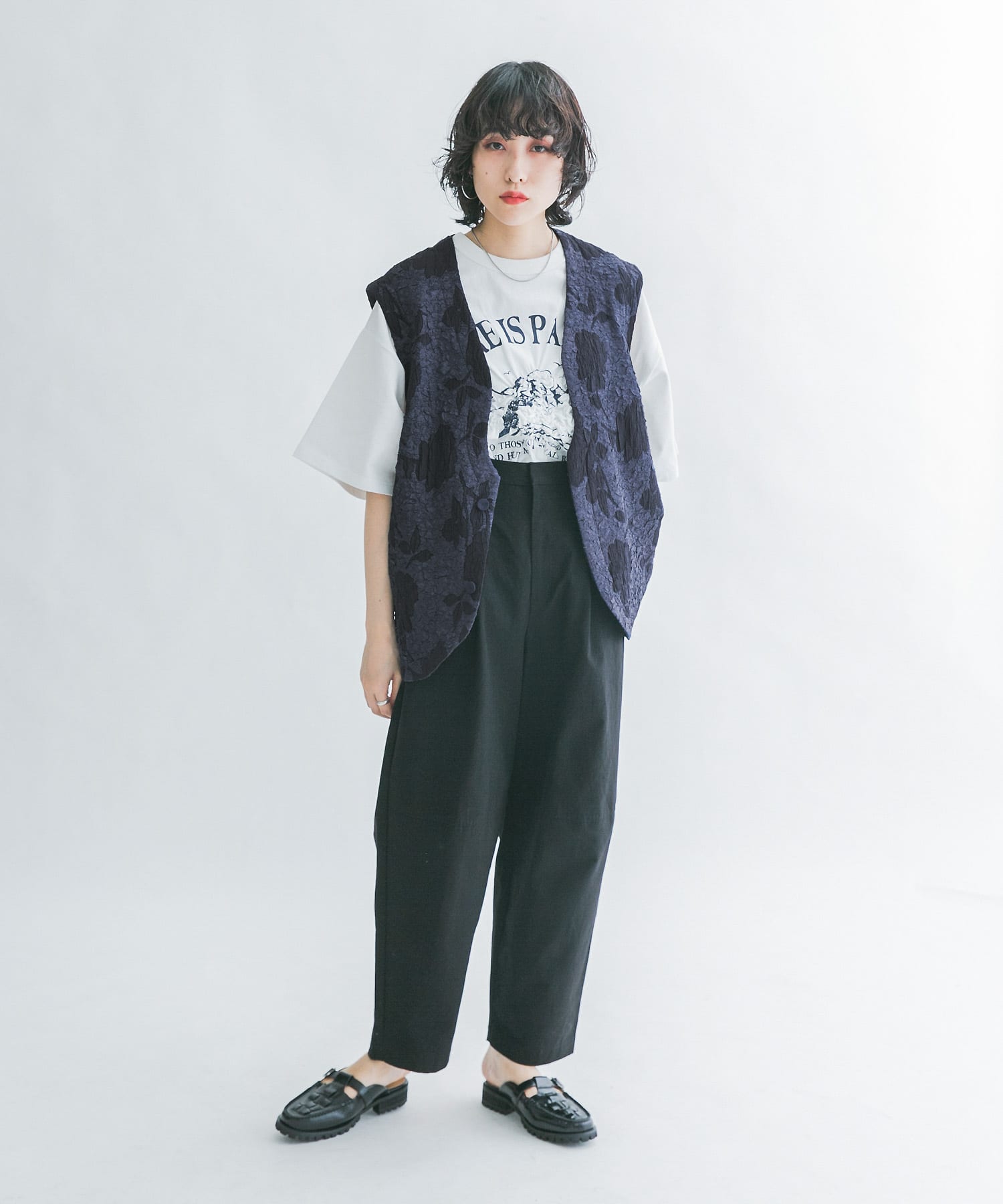 身長：160cm サイズ：one