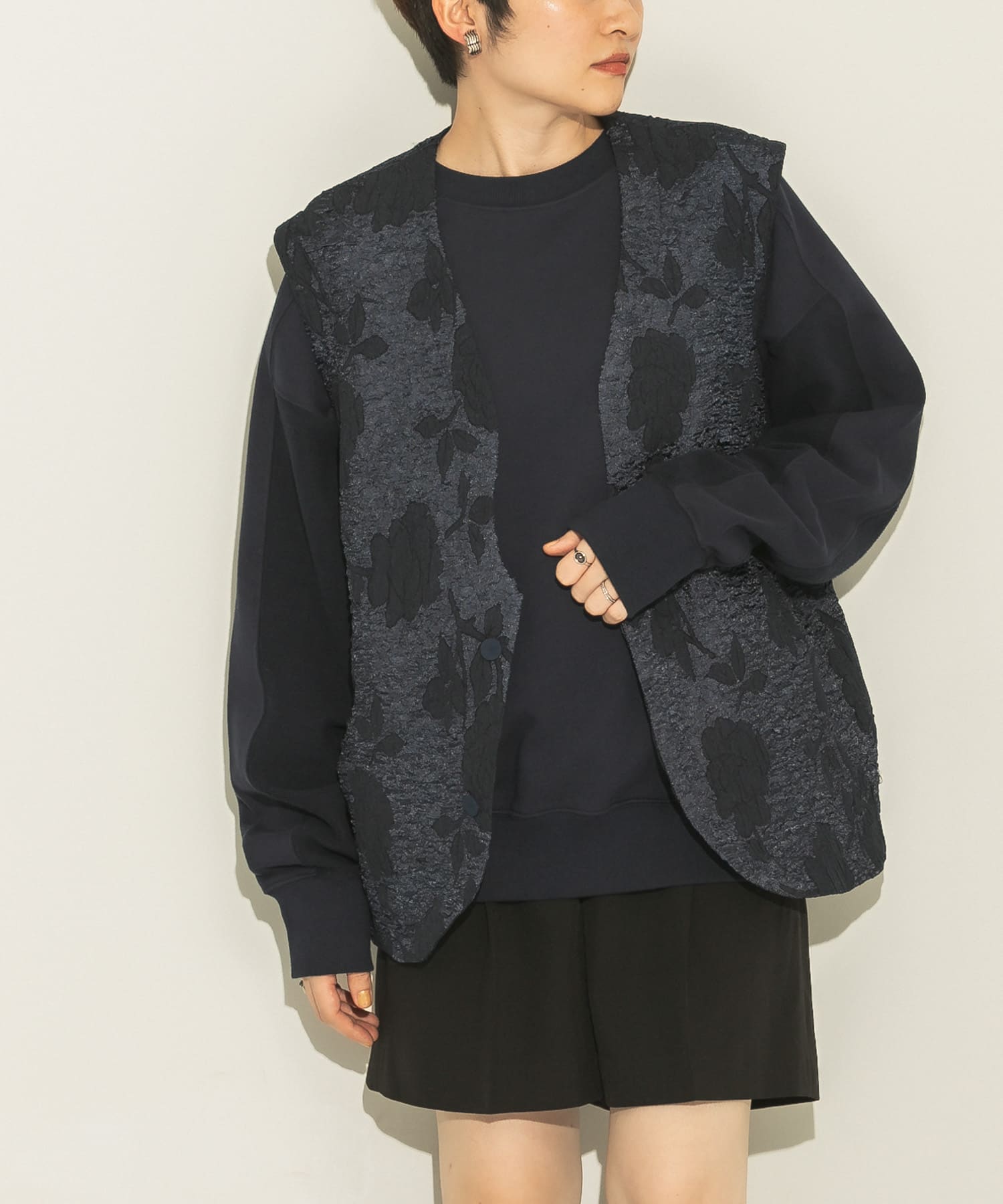 身長：155cm サイズ：one