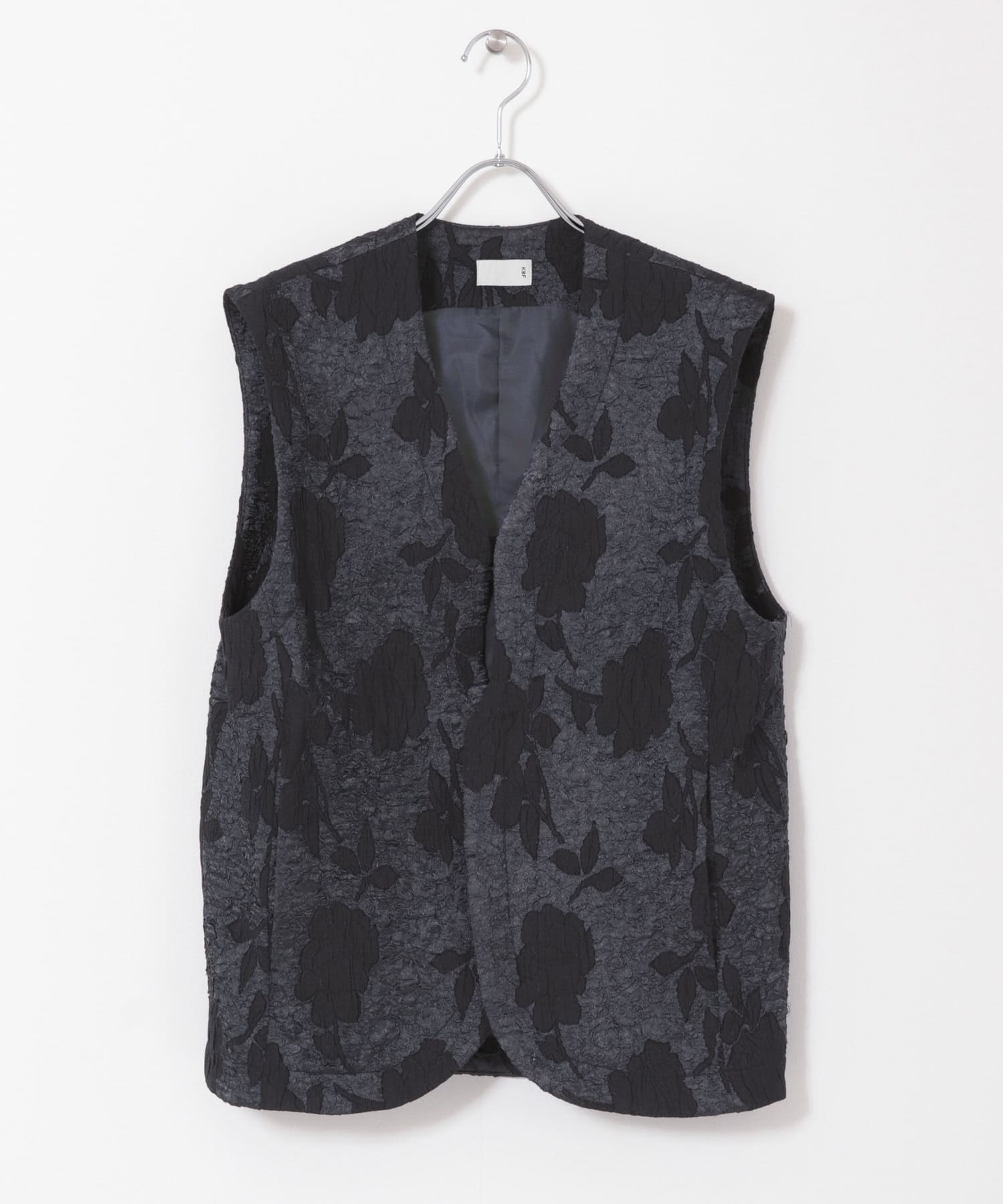 BIGジャガードベスト NAVY one