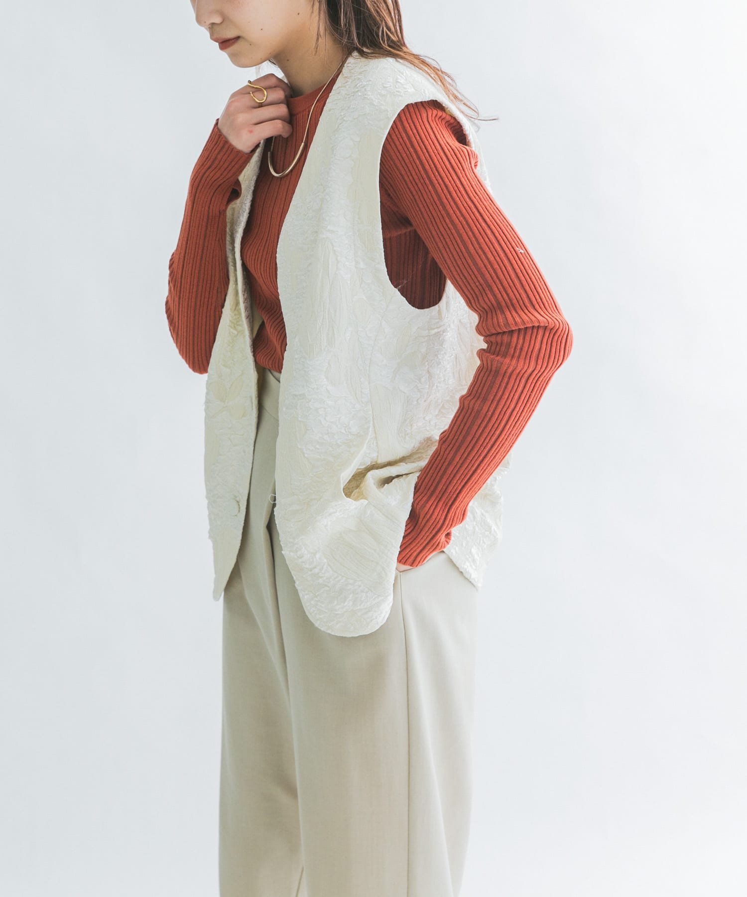 身長：165cm サイズ：one