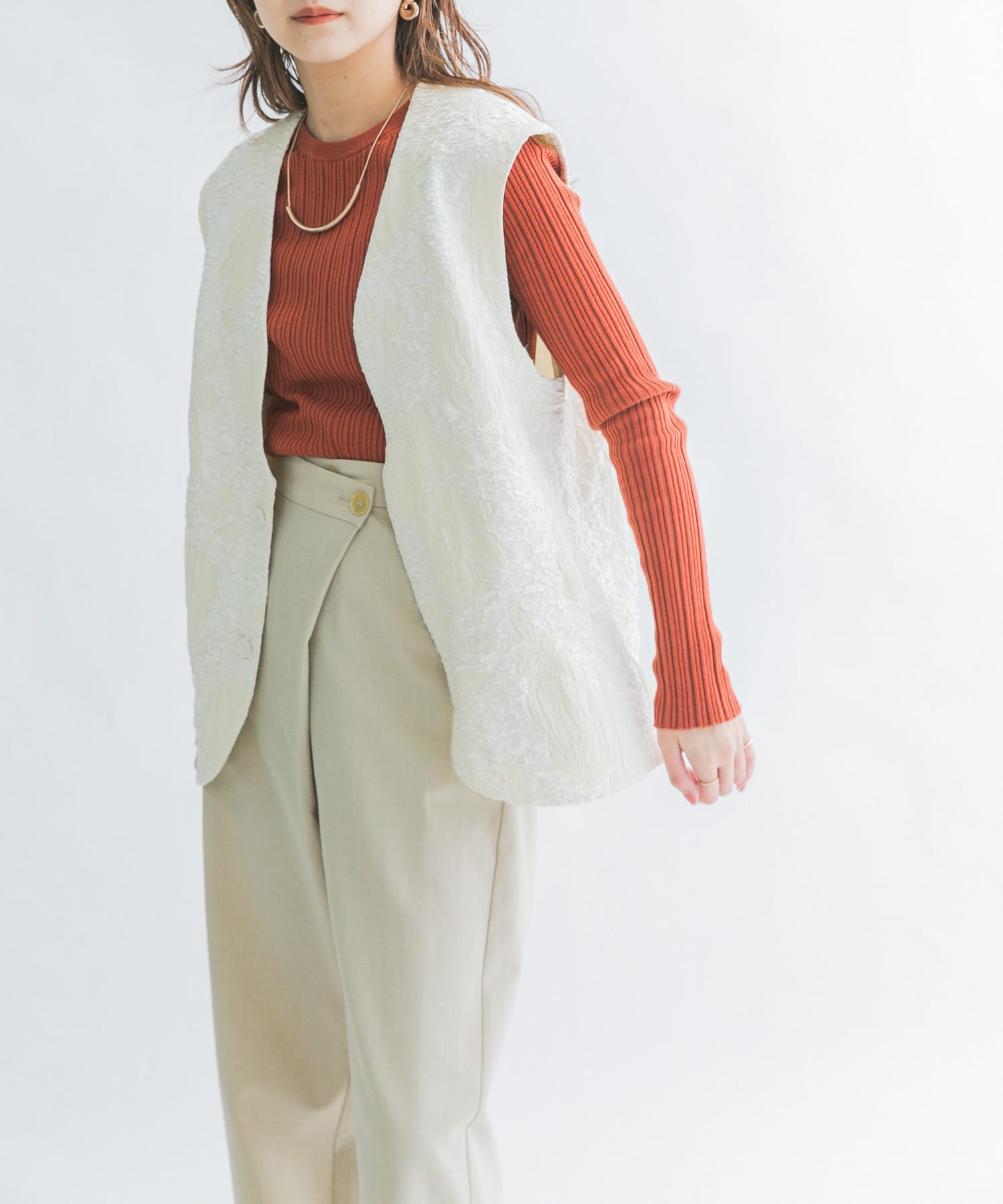 身長：165cm サイズ：one