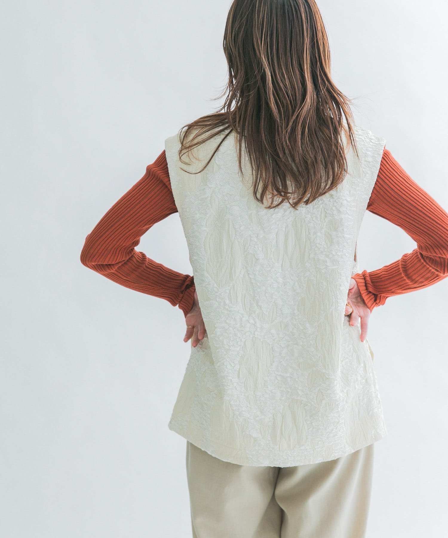 身長：165cm サイズ：one