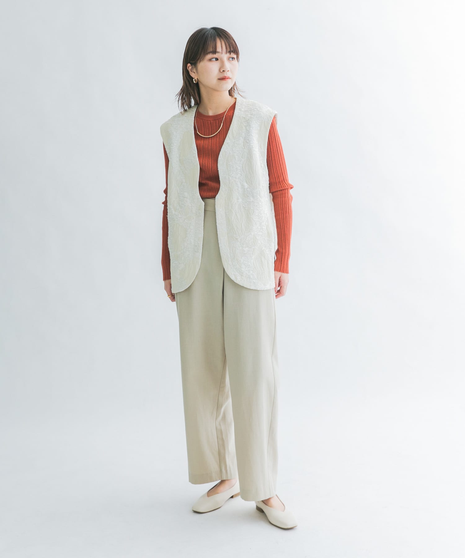 身長：165cm サイズ：one