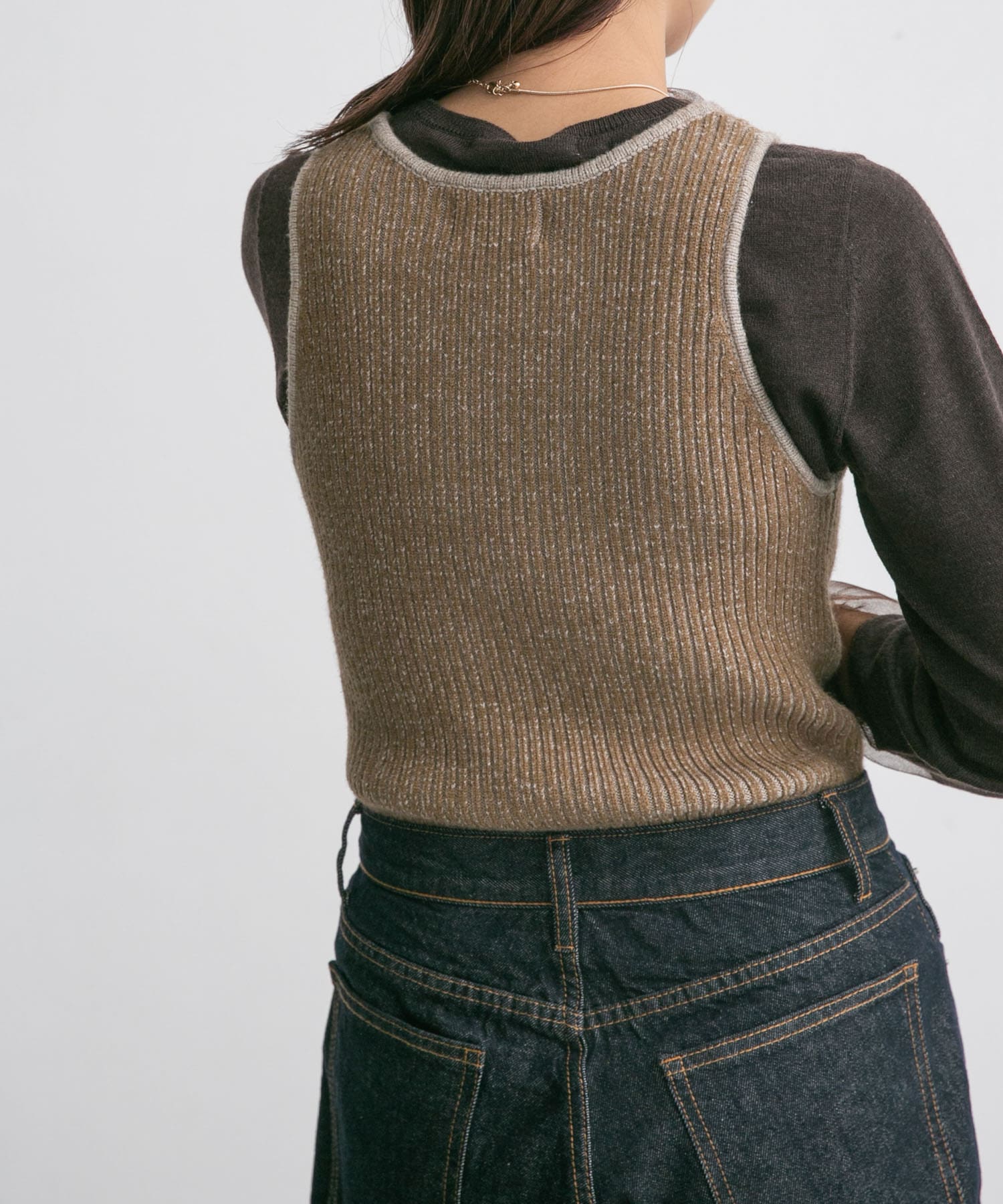 身長：165cm サイズ：one