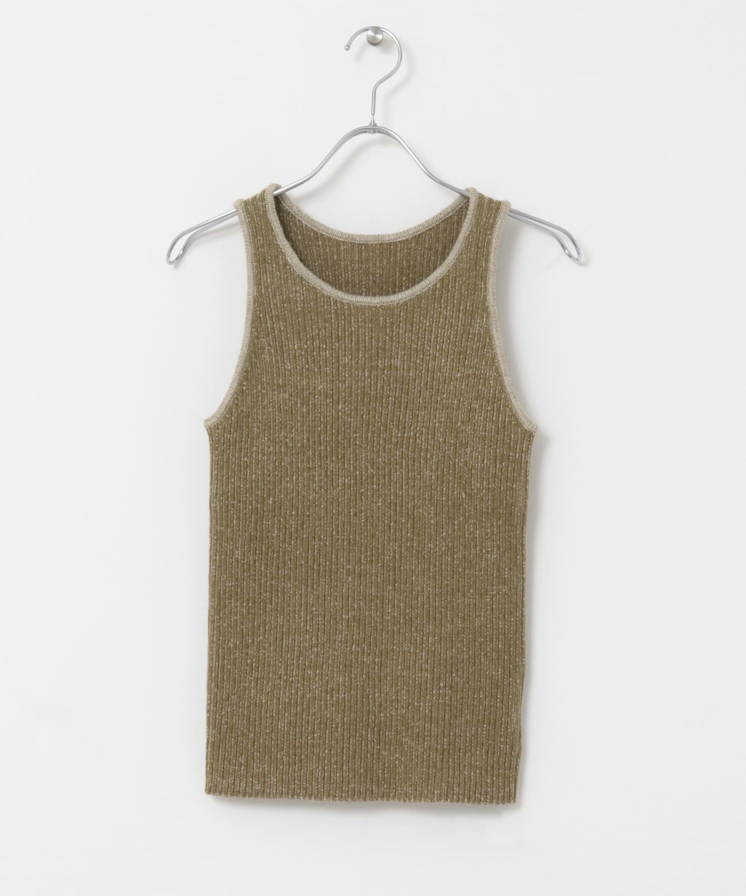 アメスリニットタンクトップ BROWN one