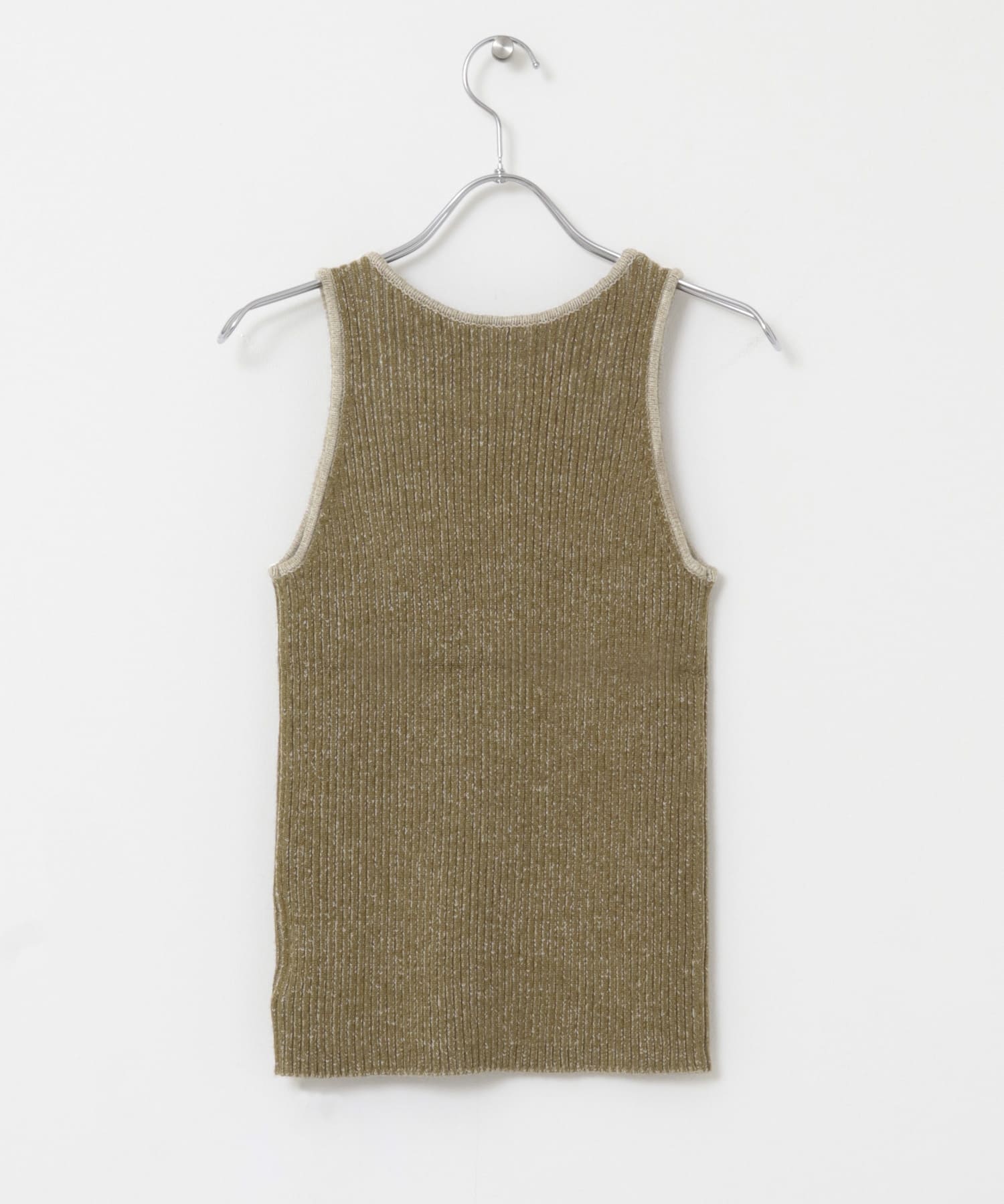 アメスリニットタンクトップ BROWN one