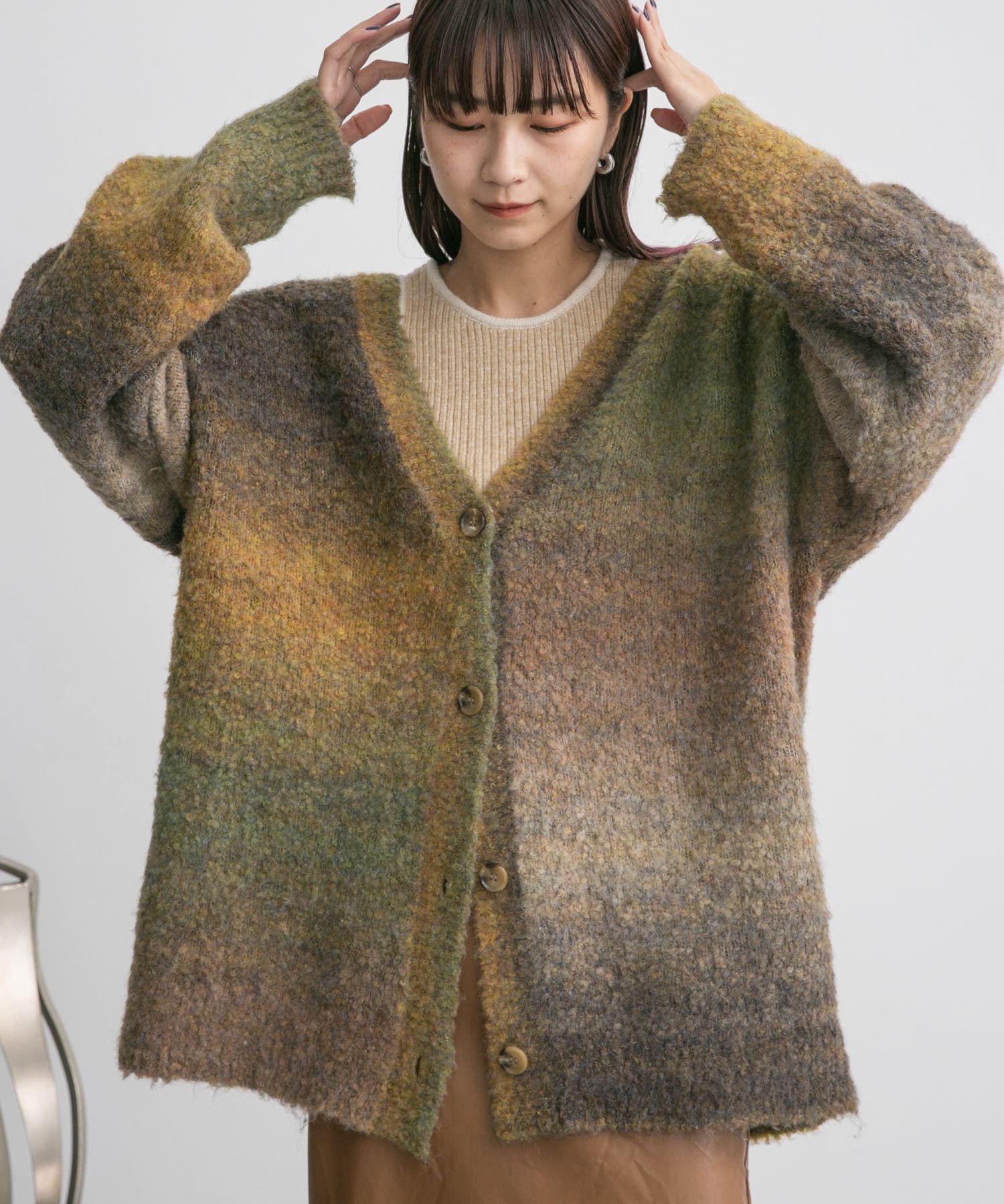身長：165cm サイズ：one