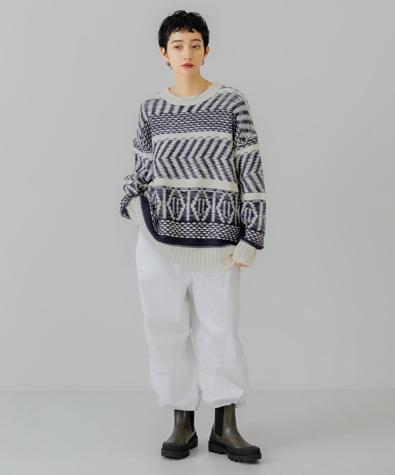 身長：159cm サイズ：one