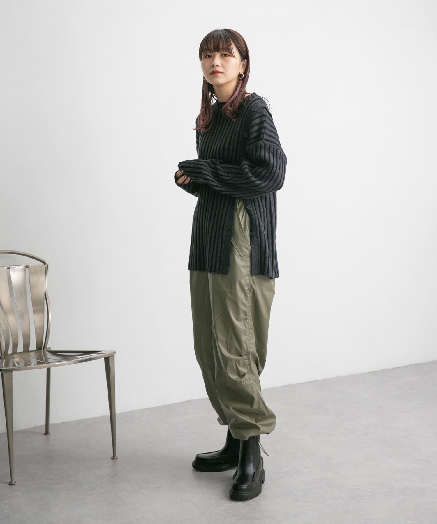 身長：165cm サイズ：one