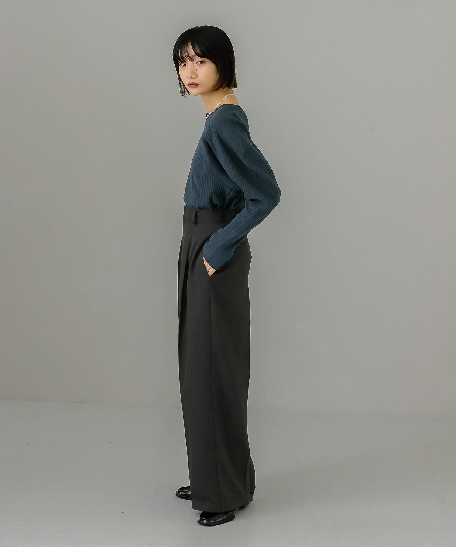 身長：159cm サイズ：one
