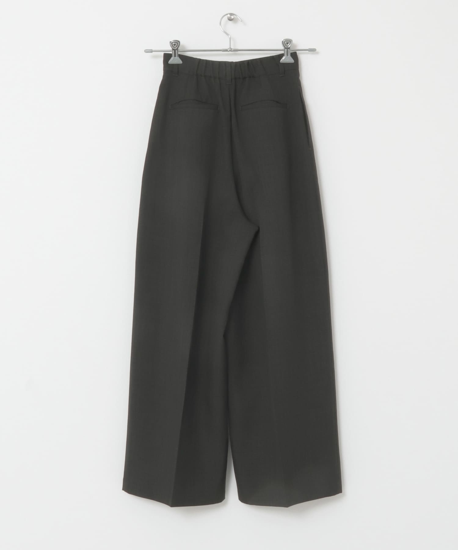 タックWIDEストレートパンツ CHARCOAL one